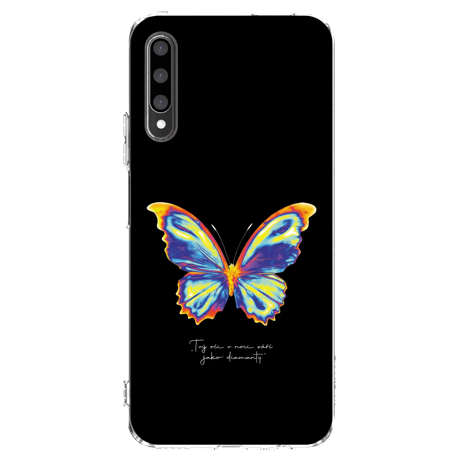 Picasee silikonski prozorni ovitek za Honor 9X Pro - Diamanty Black