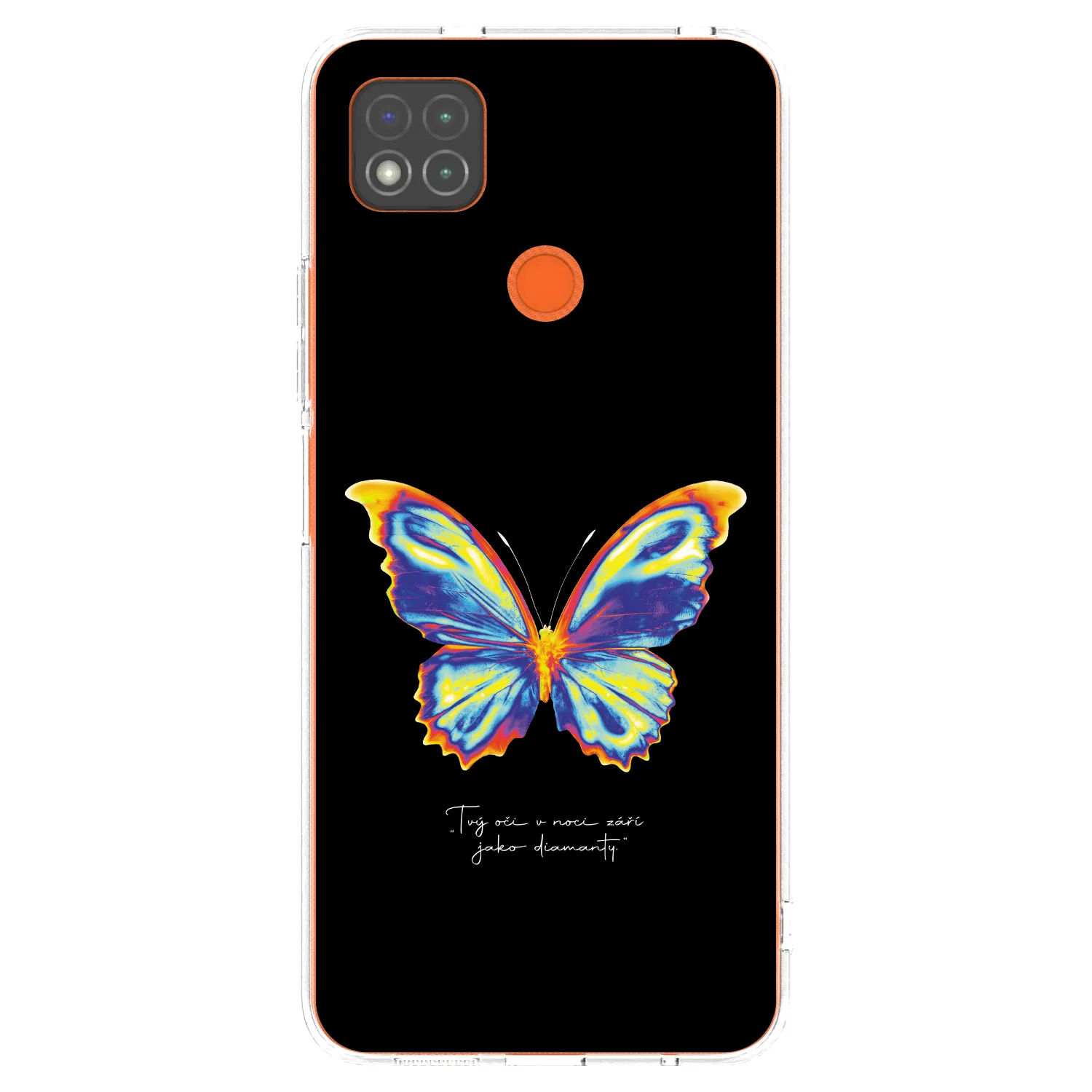 Picasee silikonski prozorni ovitek za Xiaomi Redmi 9C - Diamanty Black