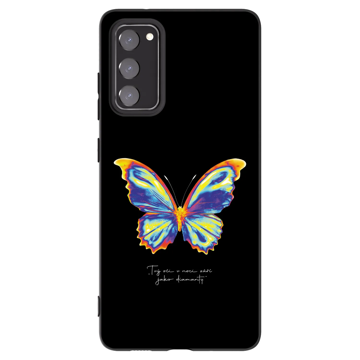 Picasee silikonski črni ovitek za Samsung Galaxy S20 FE - Diamanty Black