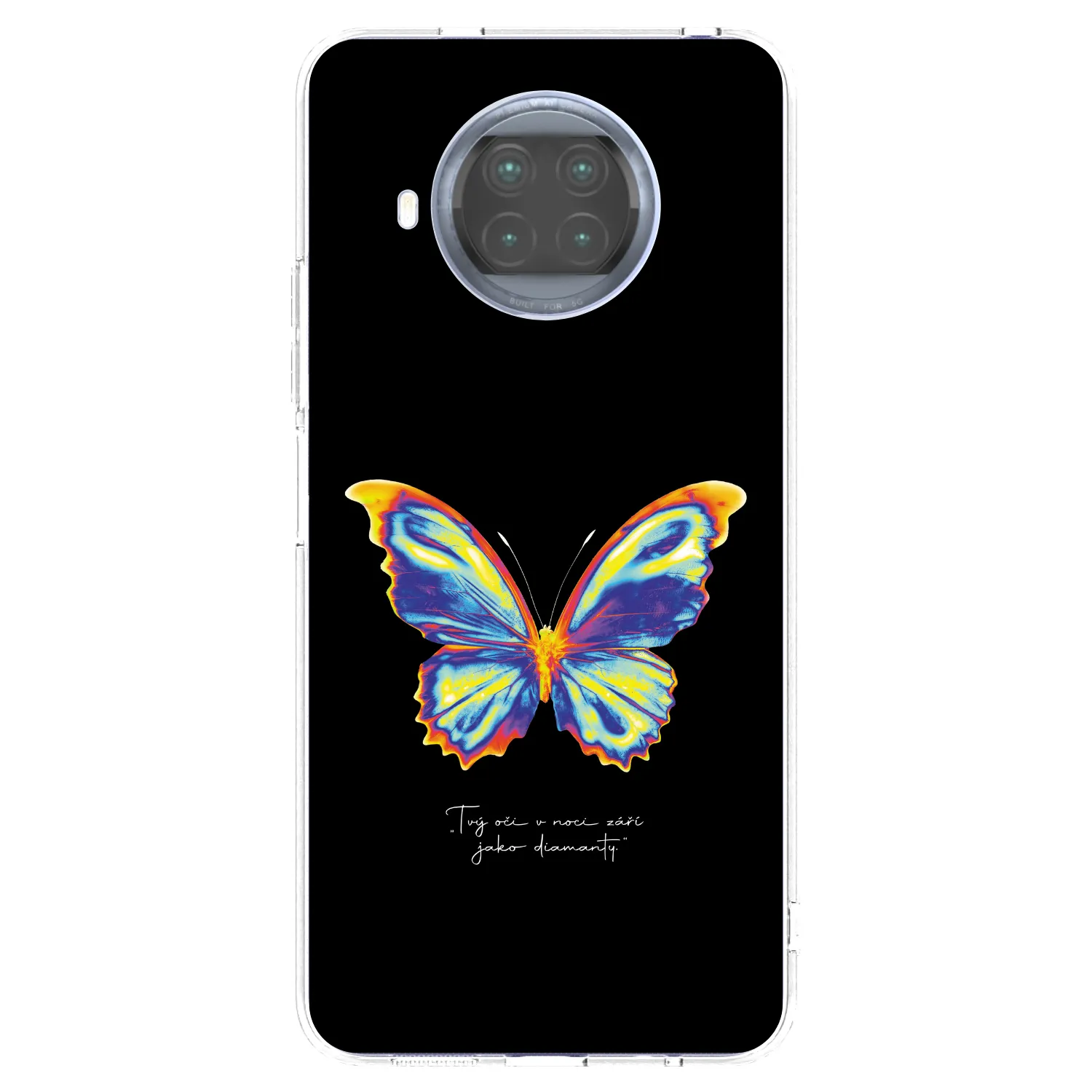 Picasee silikonski prozorni ovitek za Xiaomi Mi 10T Lite - Diamanty Black