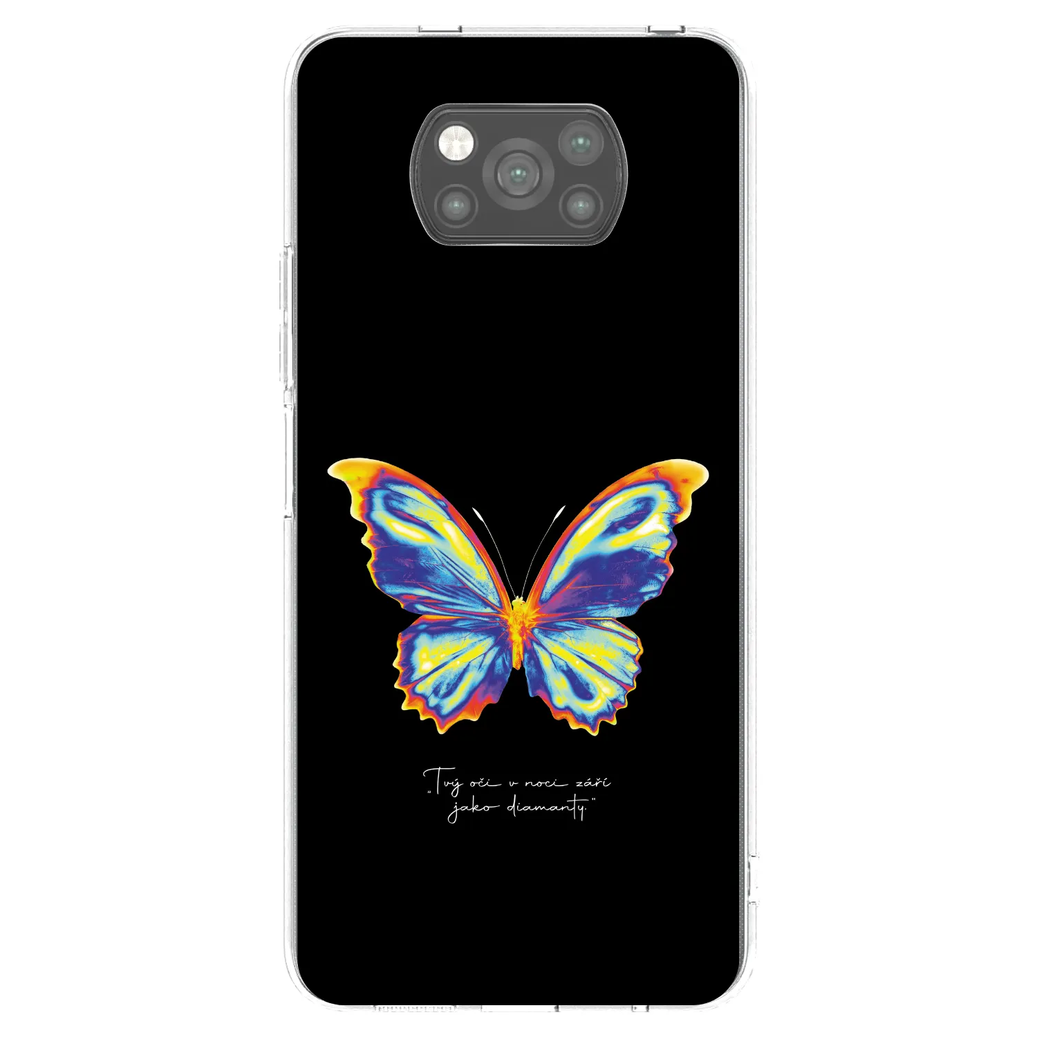 Picasee silikonski črni ovitek za Xiaomi Poco X3 Pro - Diamanty Black
