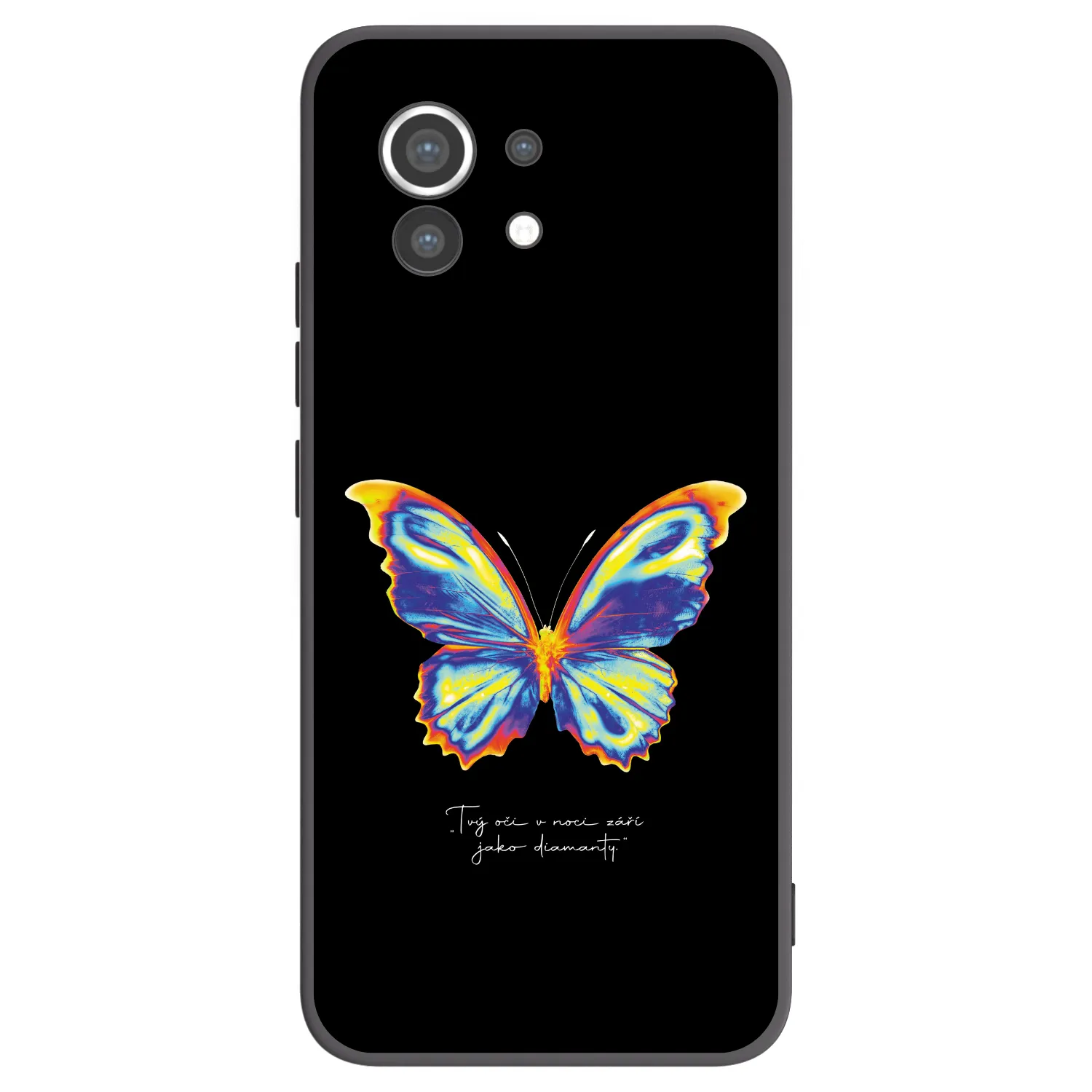 Picasee silikonski črni ovitek za Xiaomi Mi 11 - Diamanty Black