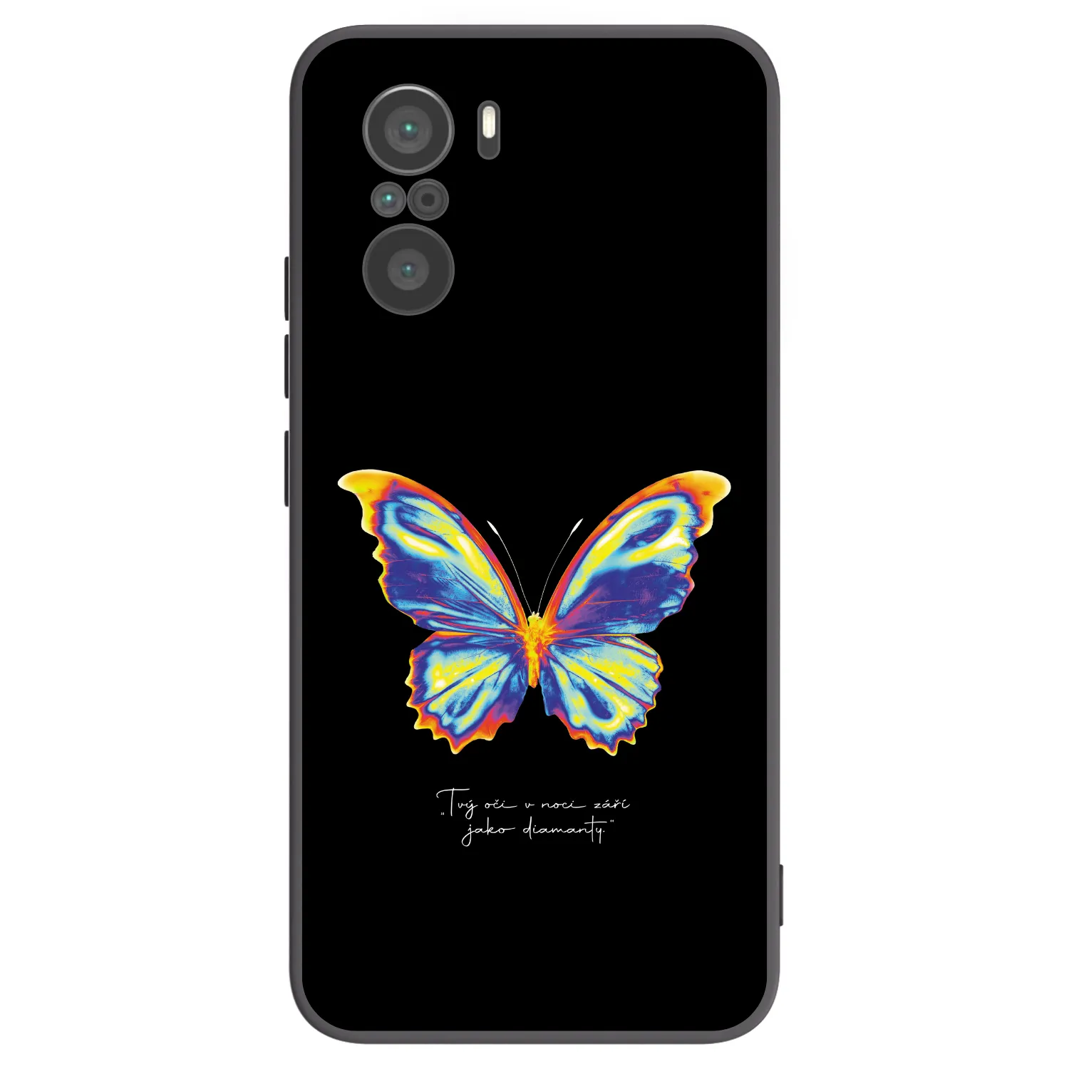 Picasee silikonski črni ovitek za Xiaomi Poco F3 - Diamanty Black
