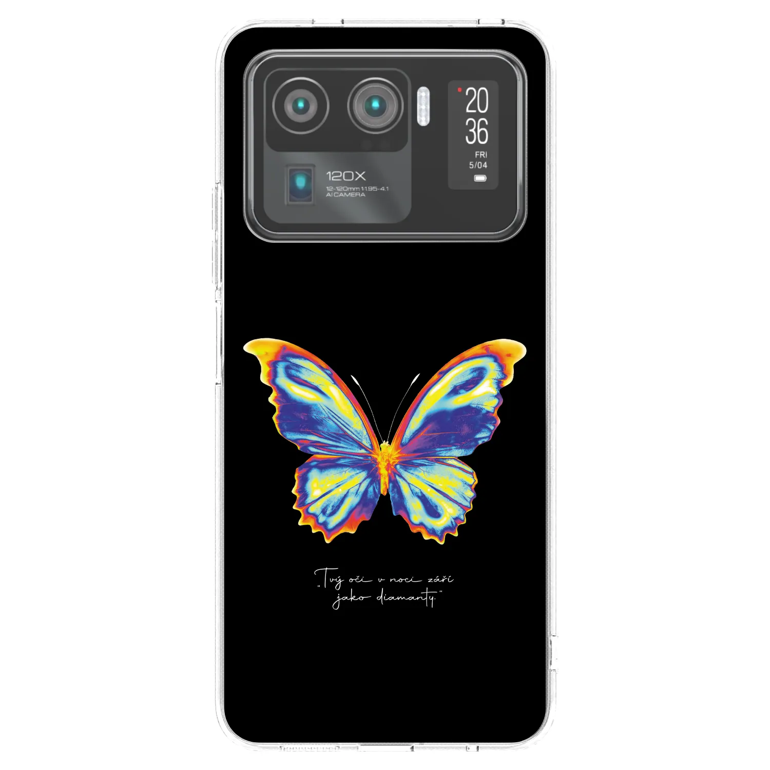 Picasee silikonski prozorni ovitek za Xiaomi Mi 11 Ultra - Diamanty Black