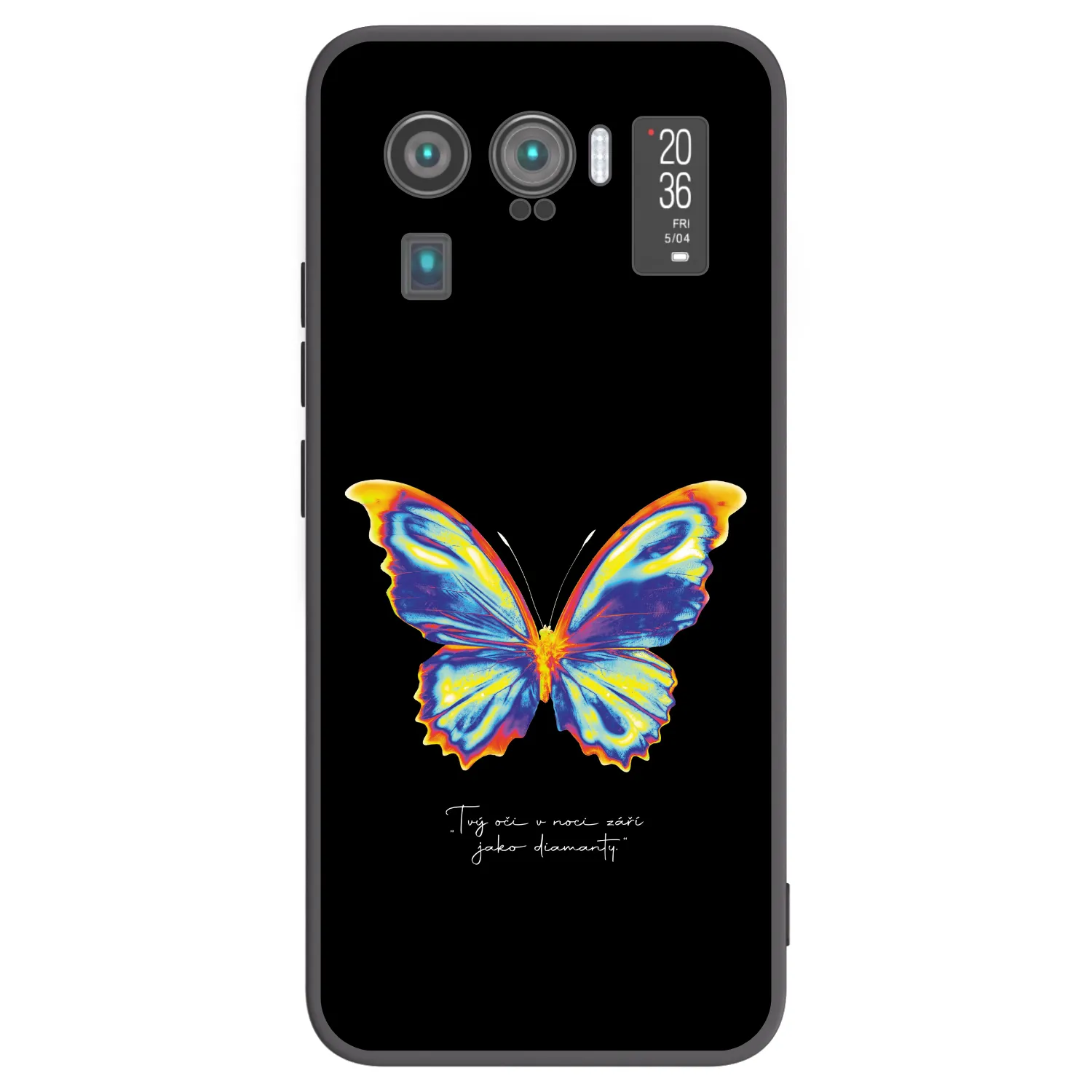 Picasee silikonski črni ovitek za Xiaomi Mi 11 Ultra - Diamanty Black