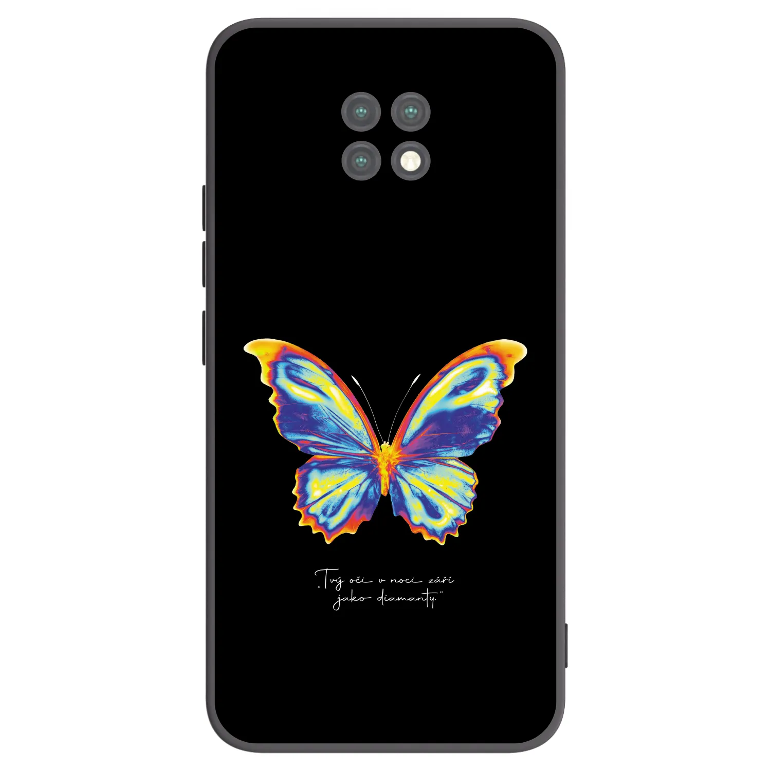 Picasee silikonski črni ovitek za Xiaomi Redmi Note 9T - Diamanty Black