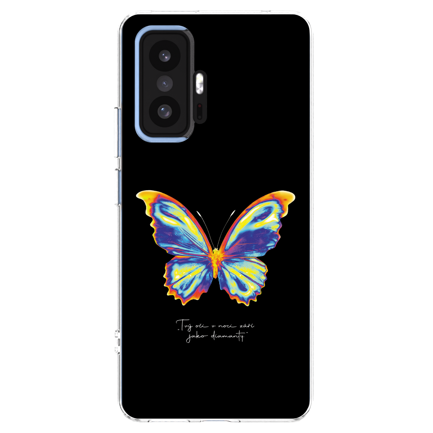 Picasee silikonski prozorni ovitek za Xiaomi 11T - Diamanty Black