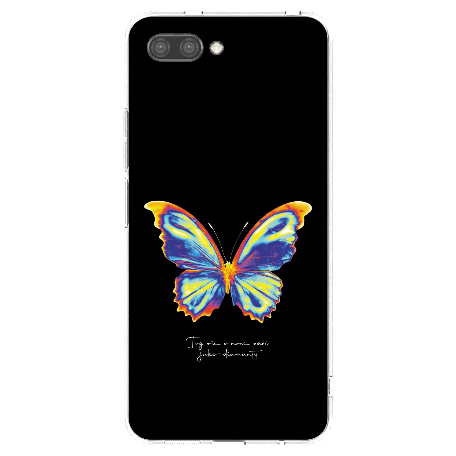 Picasee silikonski prozorni ovitek za Honor 10 - Diamanty Black