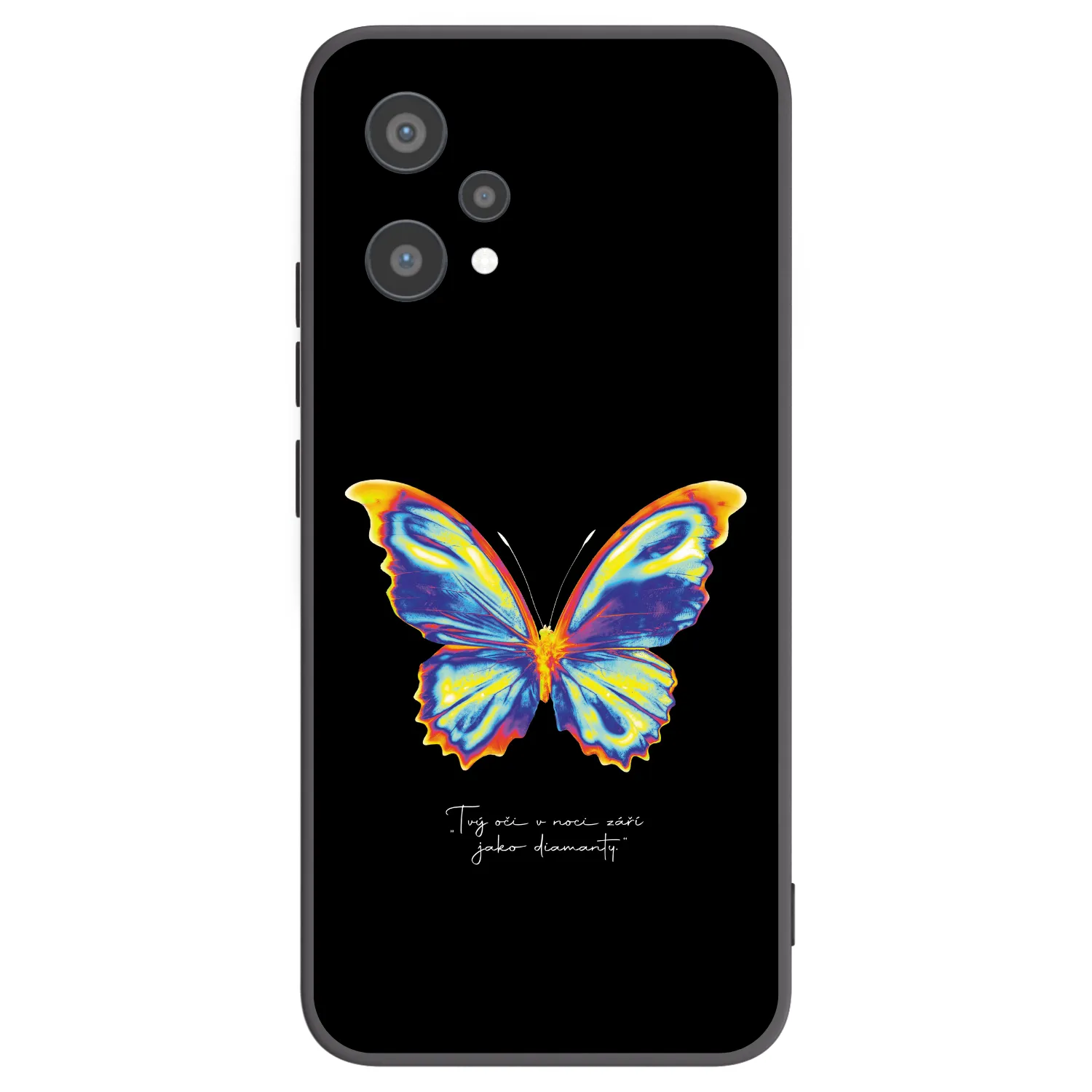 Picasee silikonski črni ovitek za Realme 9 Pro 5G - Diamanty Black