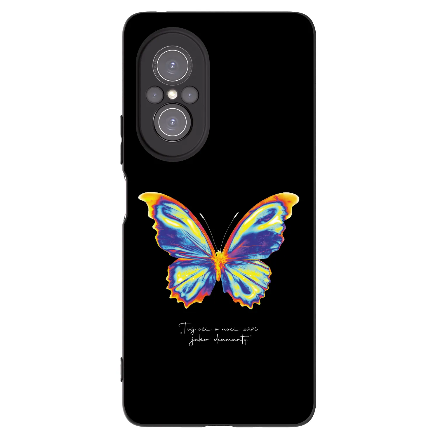 Picasee silikonski črni ovitek za Huawei Nova 9 SE - Diamanty Black