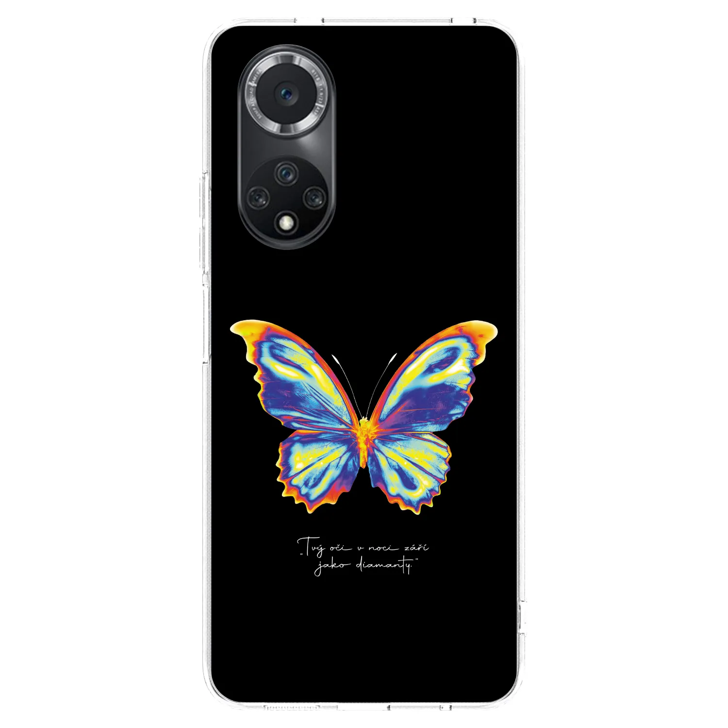 Picasee silikonski prozorni ovitek za Huawei Nova 9 SE - Diamanty Black