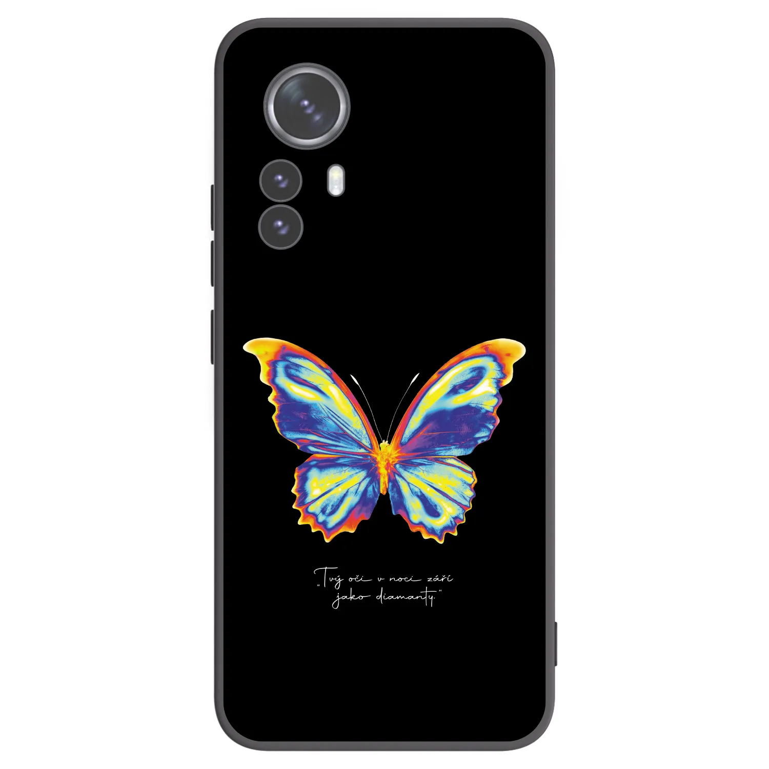 Picasee silikonski črni ovitek za Xiaomi 12 Pro - Diamanty Black