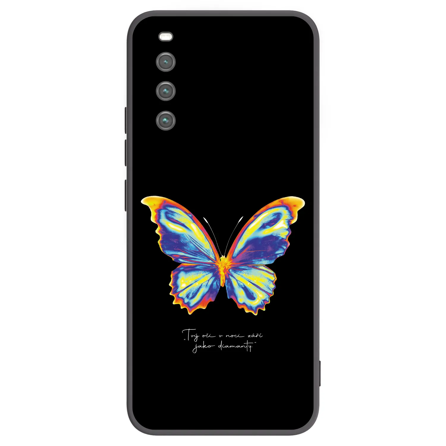 Picasee silikonski črni ovitek za Sony Xperia 10 IV 5G - Diamanty Black