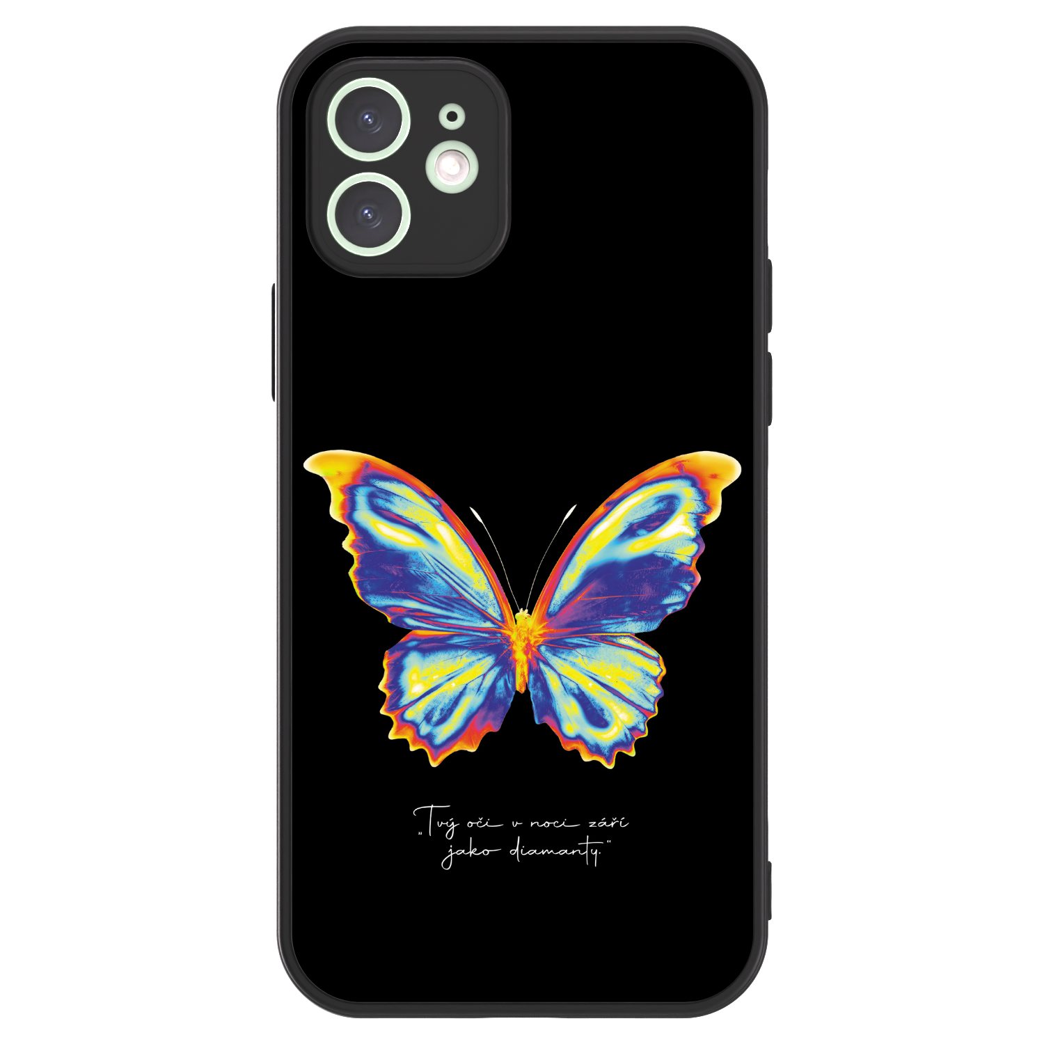 Picasee ULTIMATE CASE MagSafe za Apple iPhone 12 - Diamanty Black