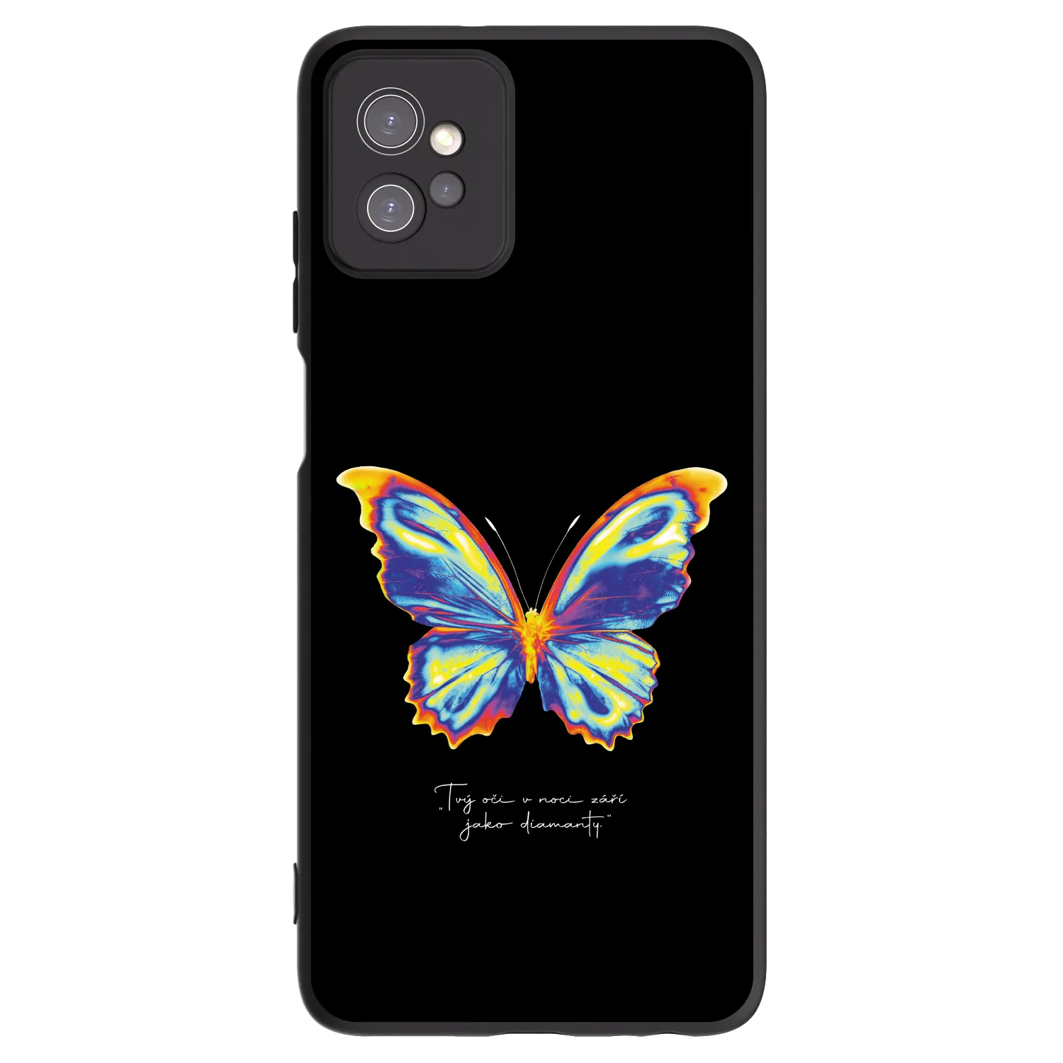 Picasee silikonski črni ovitek za Motorola Moto G32 - Diamanty Black