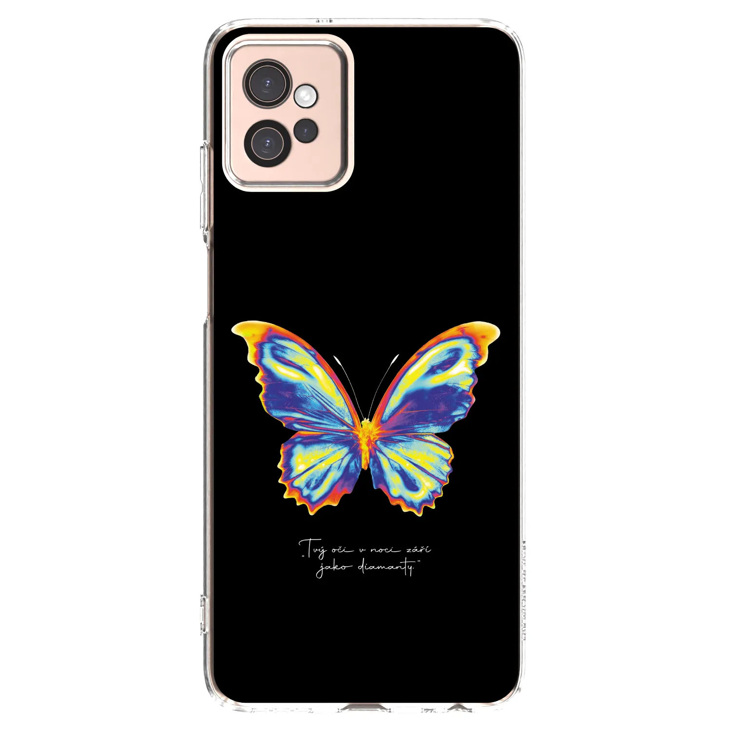 Picasee silikonski prozorni ovitek za Motorola Moto G32 - Diamanty Black