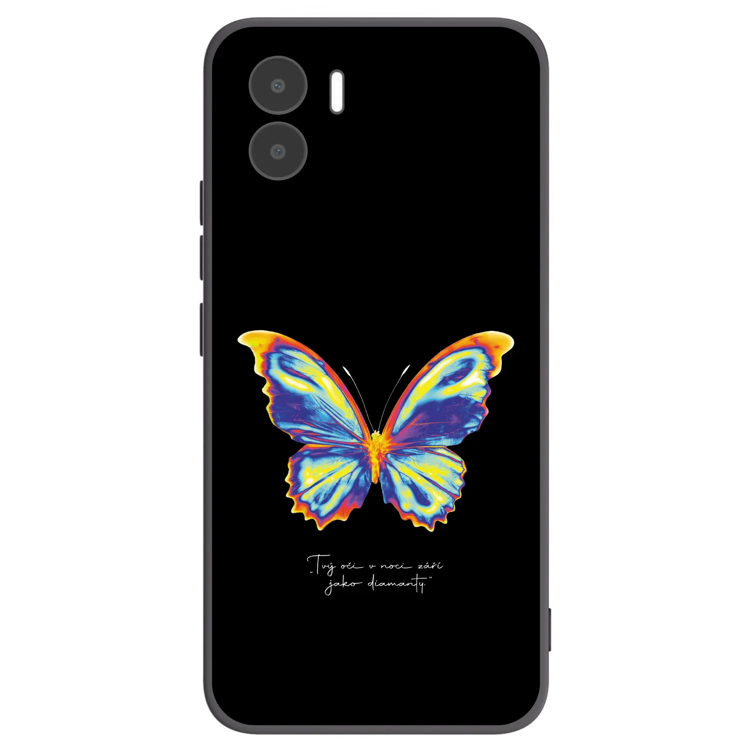 Picasee silikonski črni ovitek za Xiaomi Redmi A1 - Diamanty Black