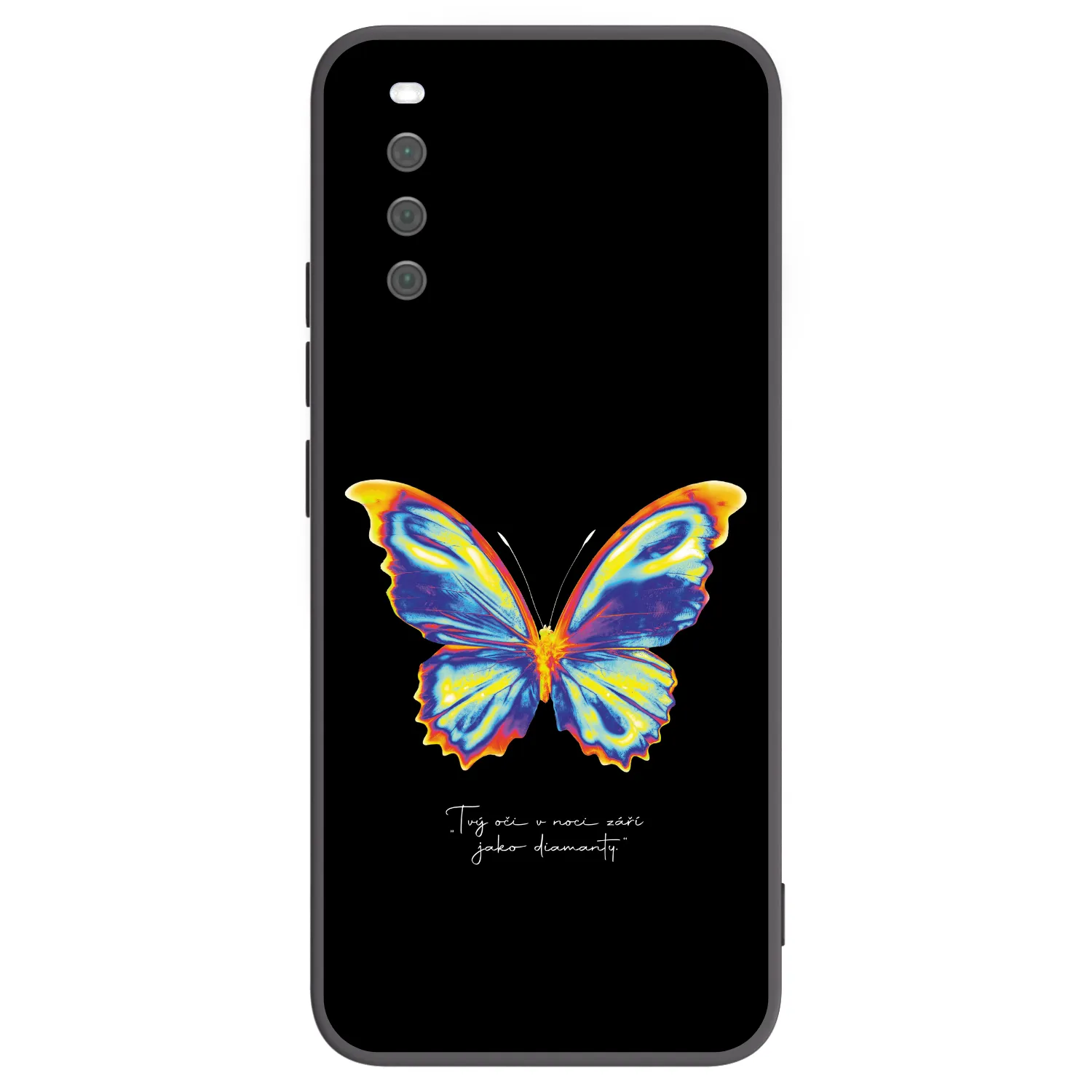 Picasee silikonski črni ovitek za Sony Xperia 10 III - Diamanty Black