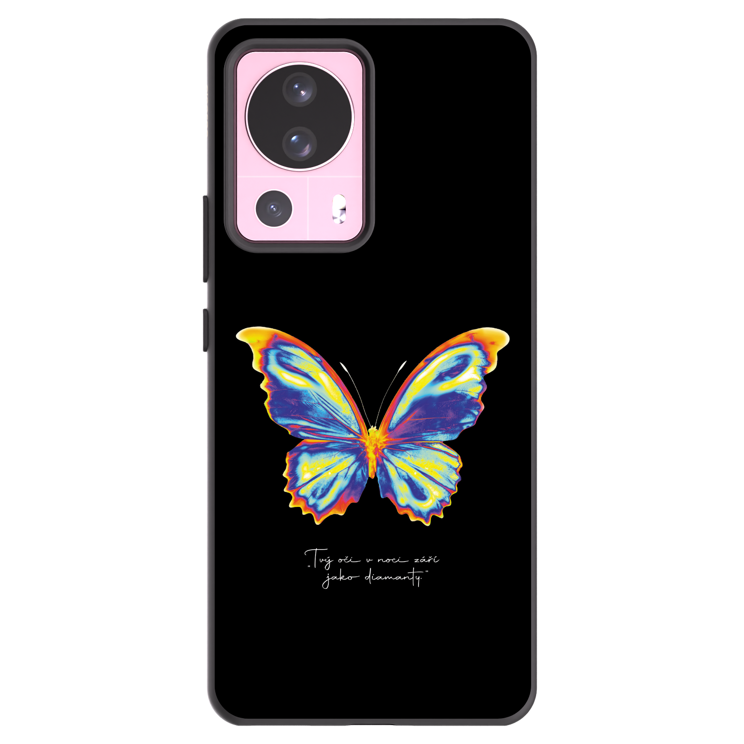 Picasee silikonski črni ovitek za Xiaomi 13 Lite - Diamanty Black