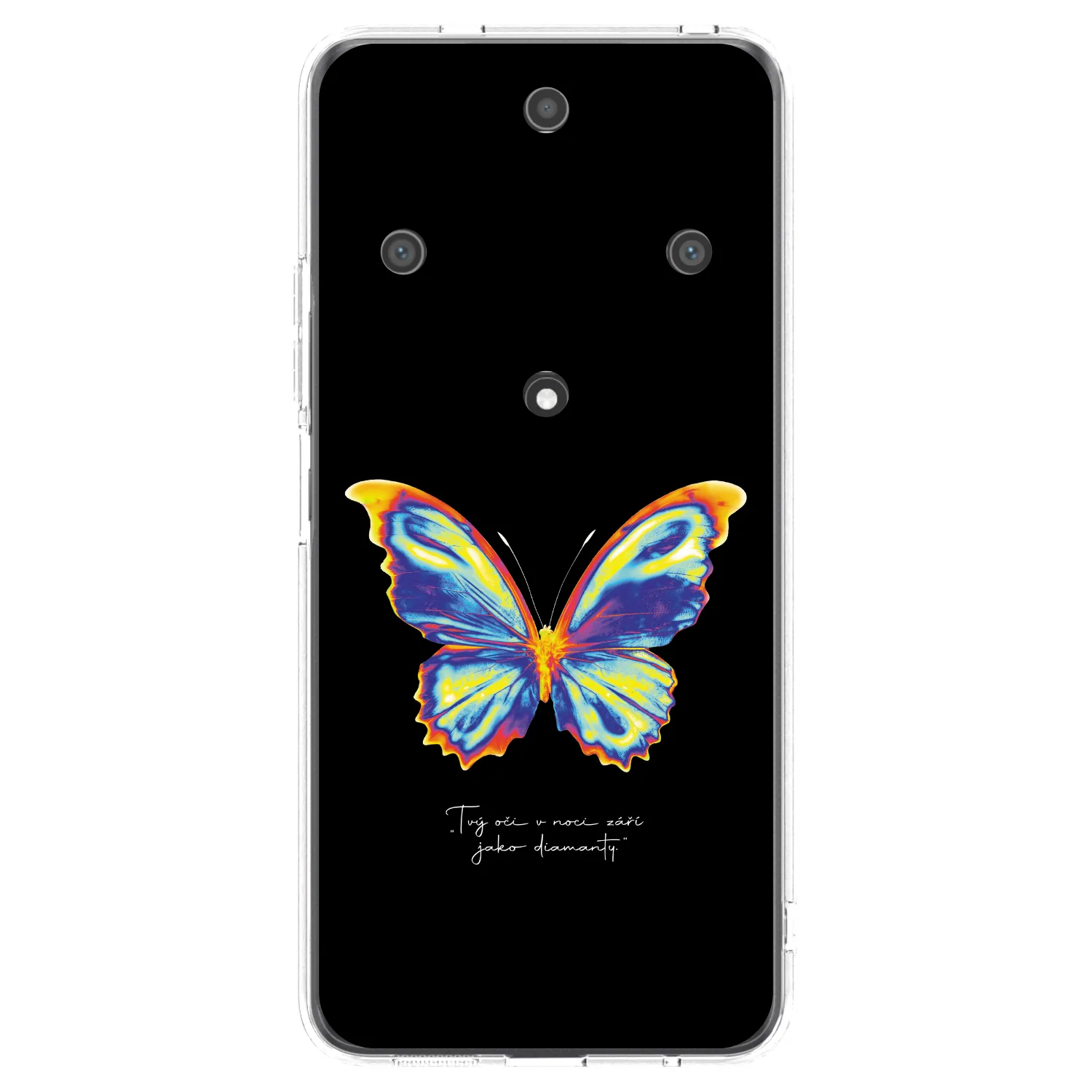 Picasee silikonski prozorni ovitek za Honor Magic5 Lite 5G - Diamanty Black