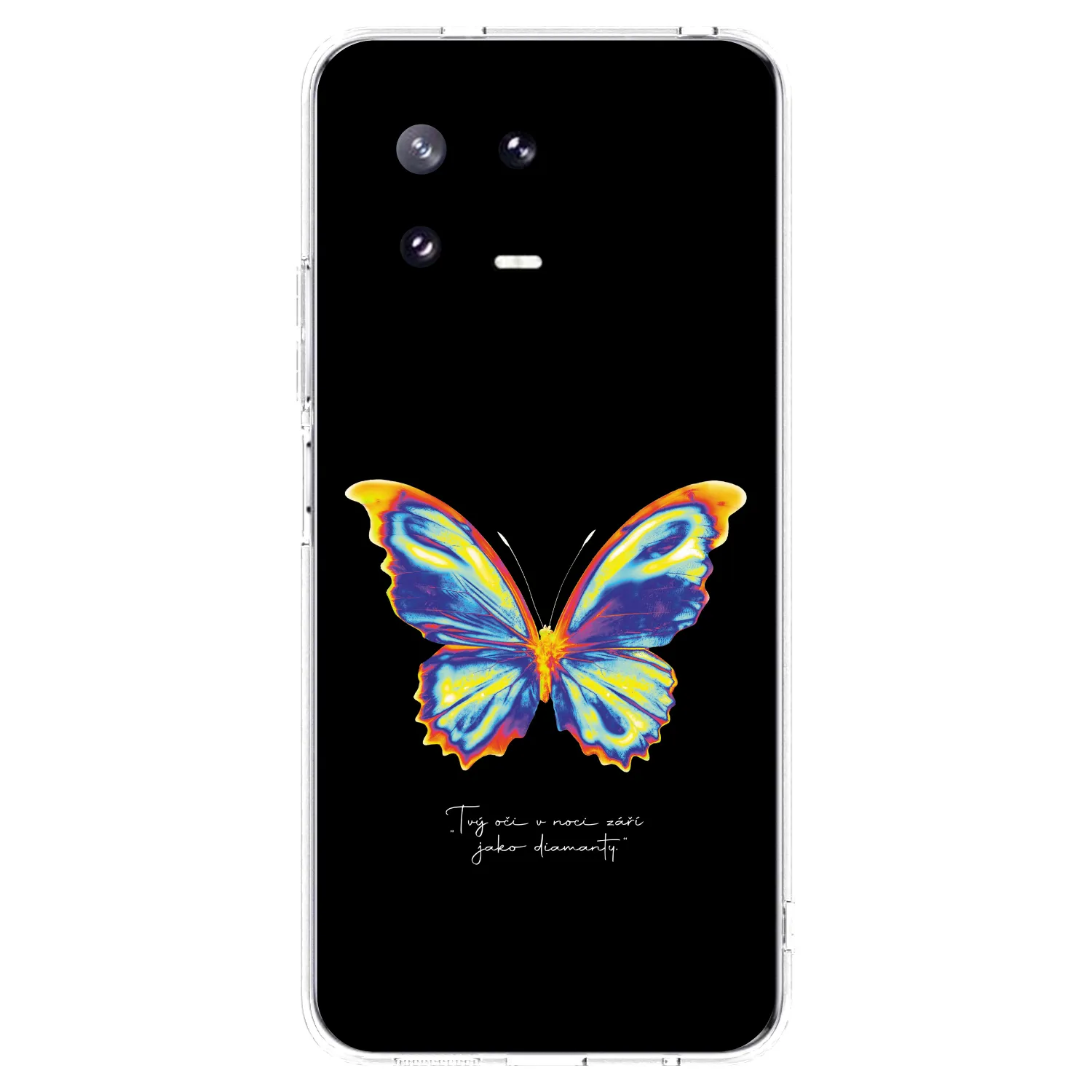 Picasee silikonski prozorni ovitek za Xiaomi 13 Pro - Diamanty Black