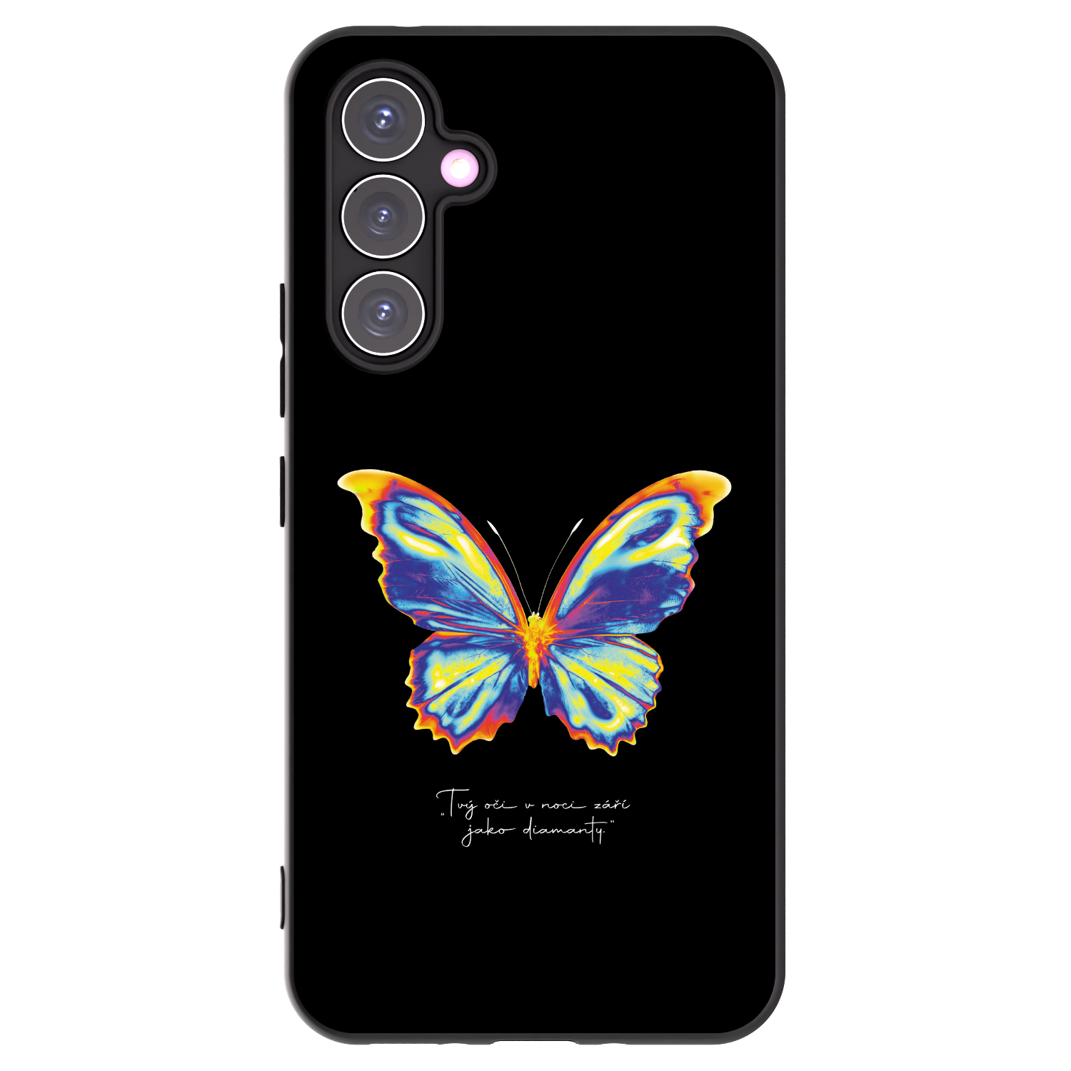 Picasee silikonski črni ovitek za Samsung Galaxy A54 5G A546B - Diamanty Black