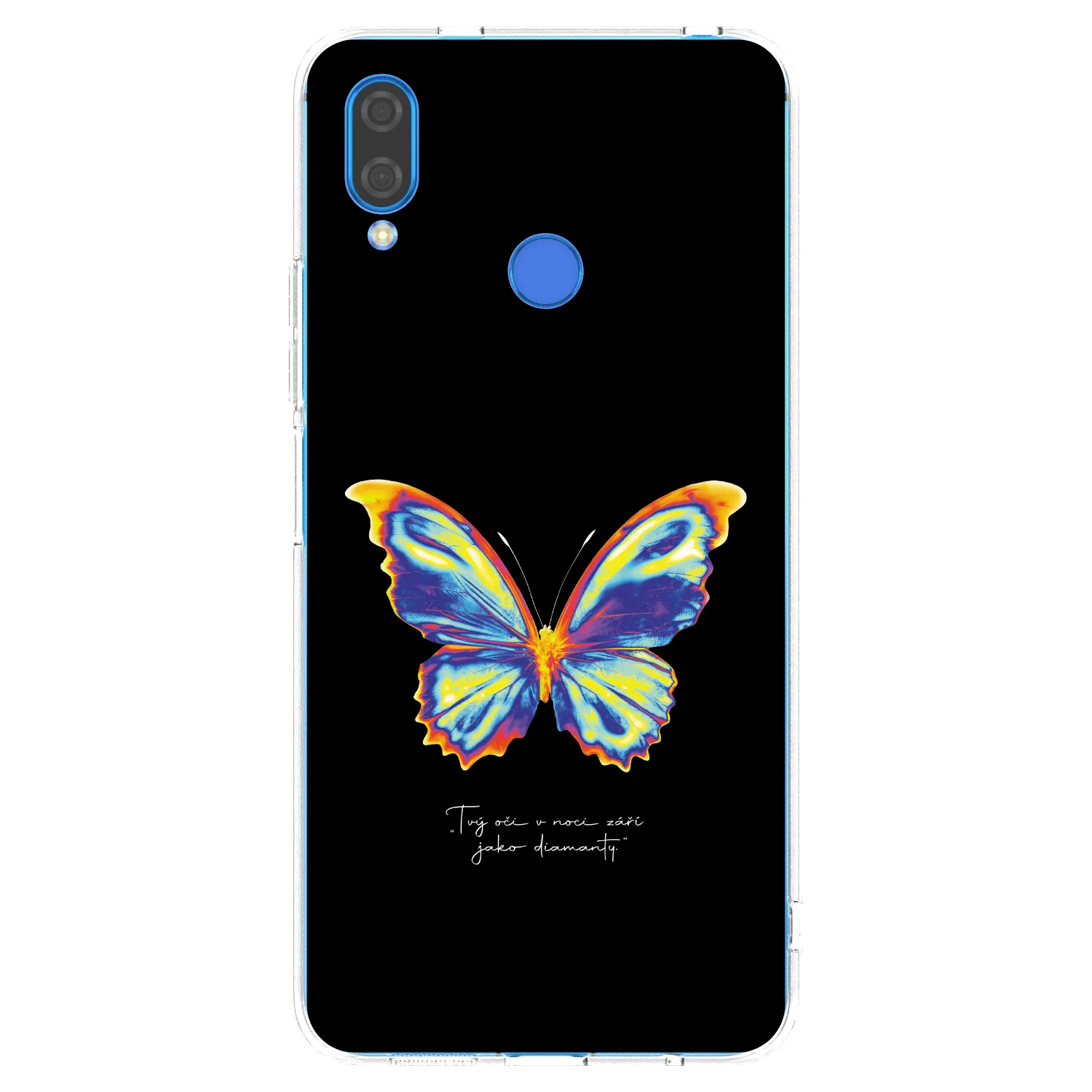 Picasee silikonski prozorni ovitek za Huawei Nova 3 - Diamanty Black