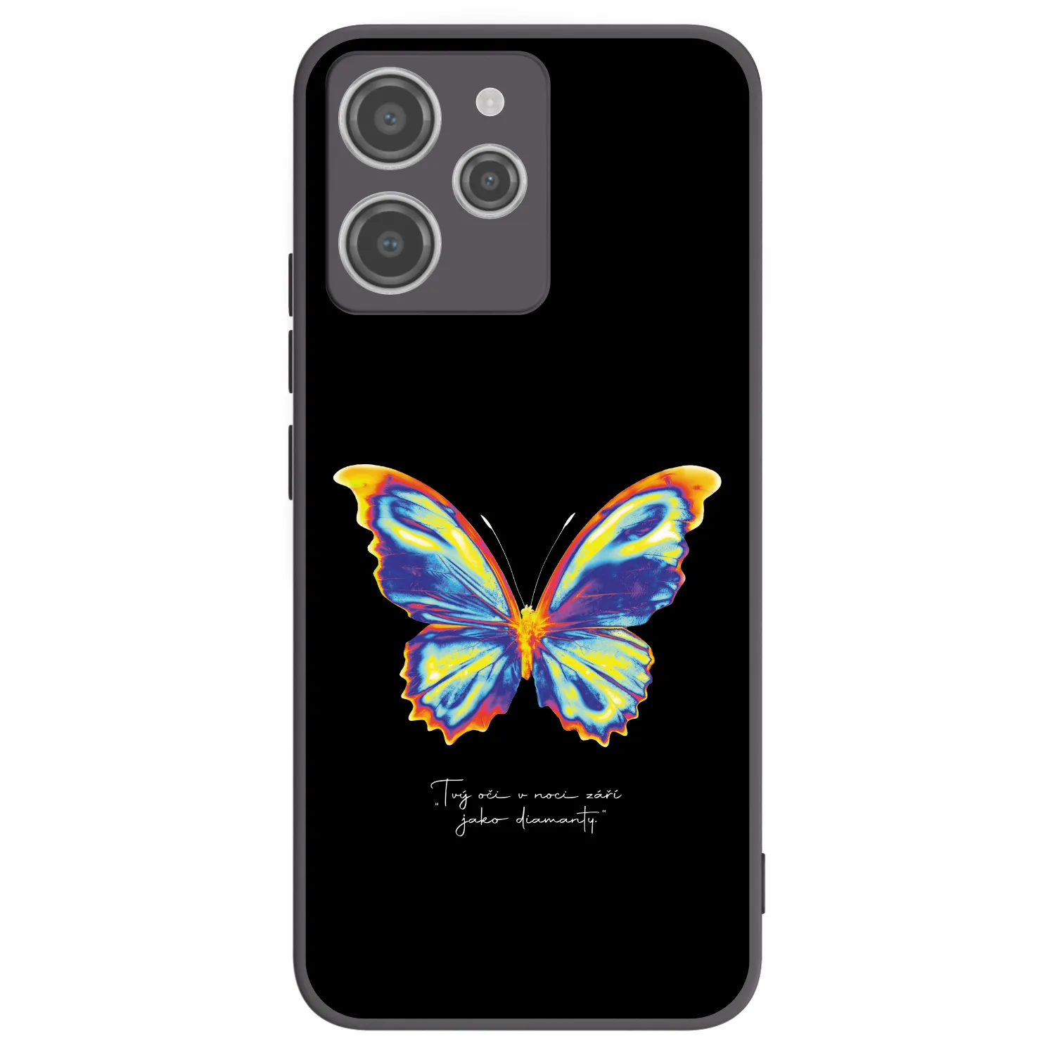 Picasee silikonski črni ovitek za Xiaomi Redmi 12 4G - Diamanty Black