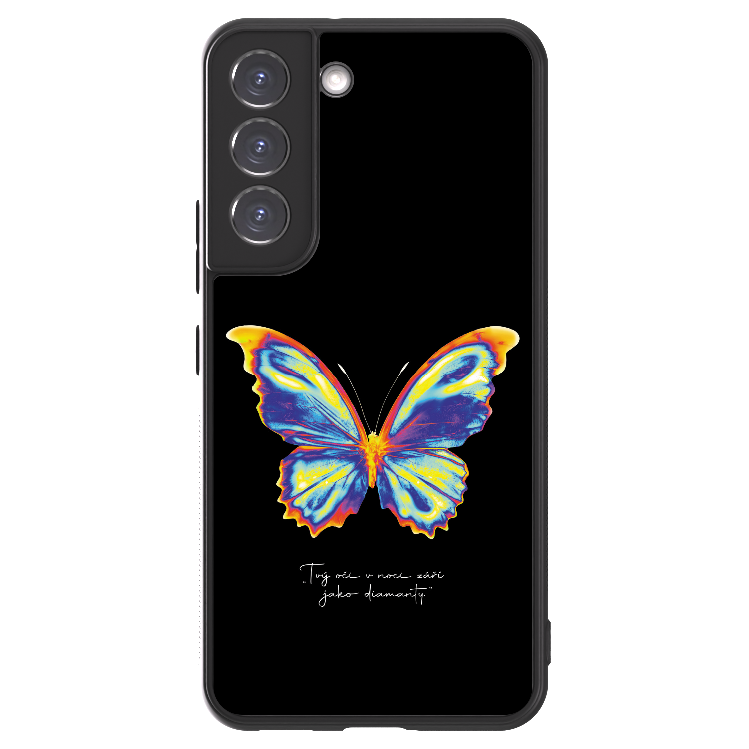 Picasee ULTIMATE CASE PowerShare za Samsung Galaxy S22 5G - Diamanty Black