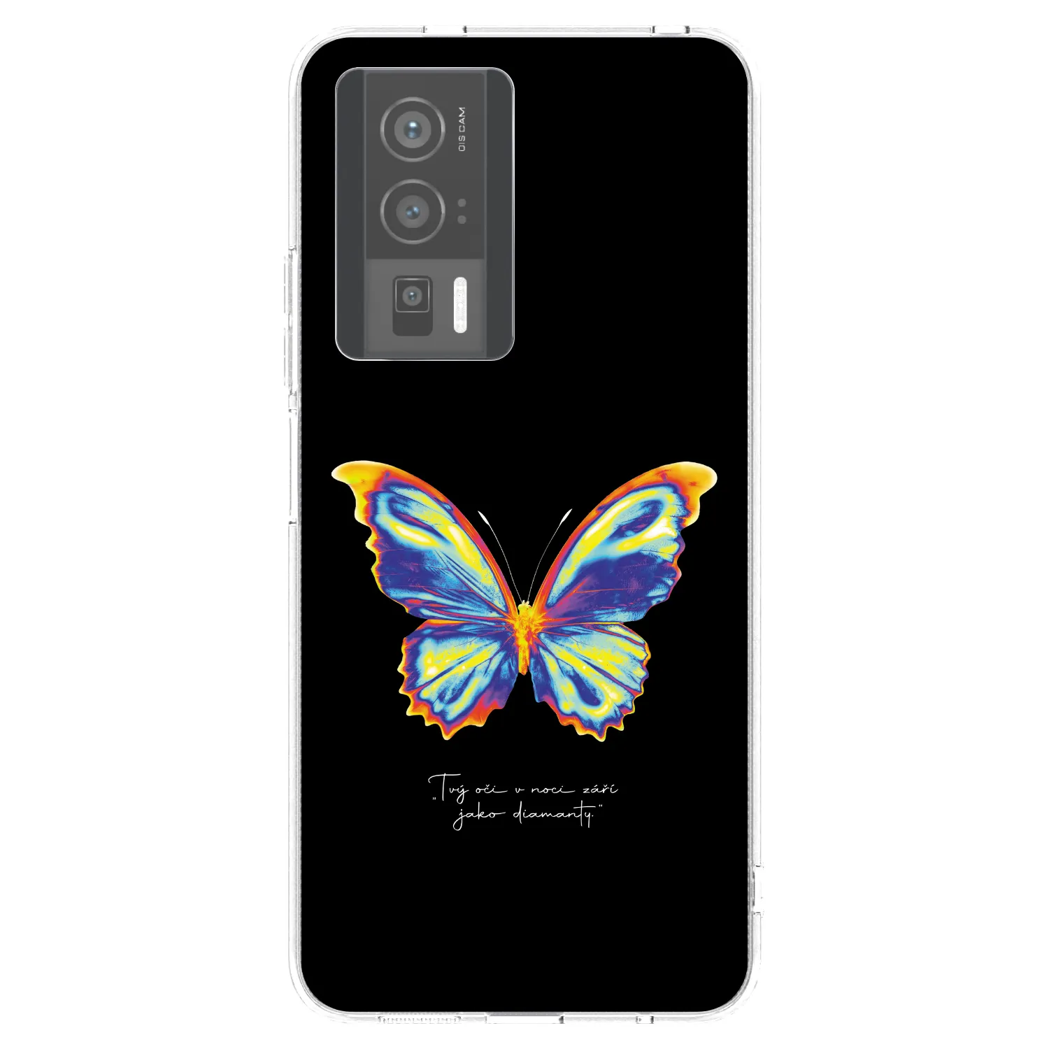 Picasee silikonski prozorni ovitek za Xiaomi Poco F5 Pro 5G - Diamanty Black