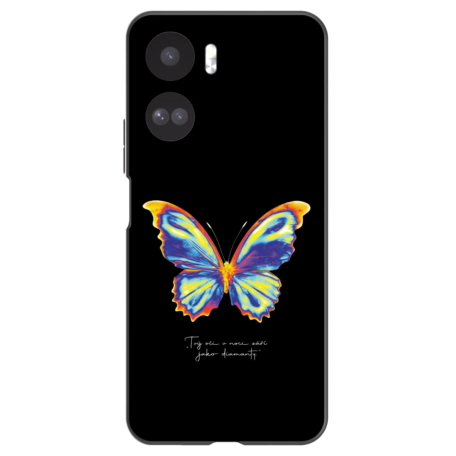 Picasee silikonski črni ovitek za Honor 90 Lite 5G - Diamanty Black