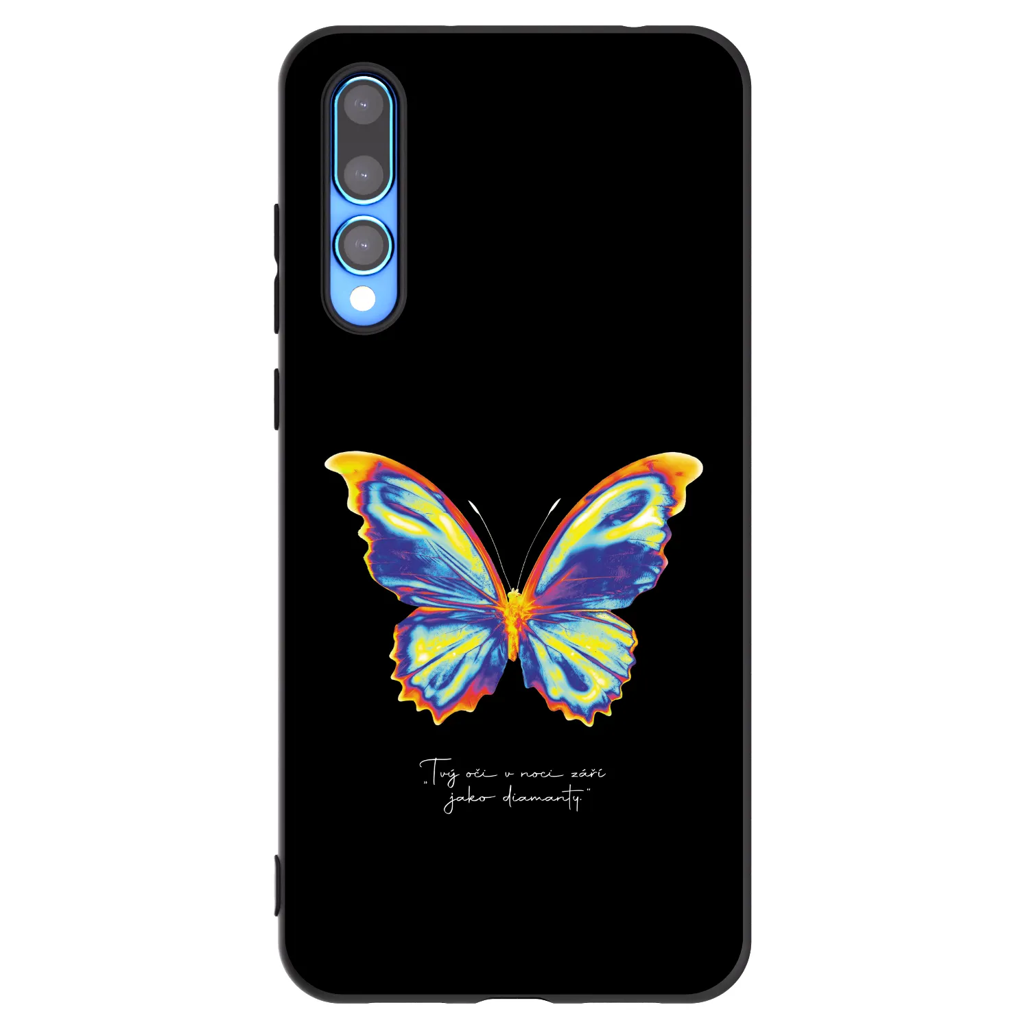 Picasee silikonski črni ovitek za Huawei P20 Pro - Diamanty Black