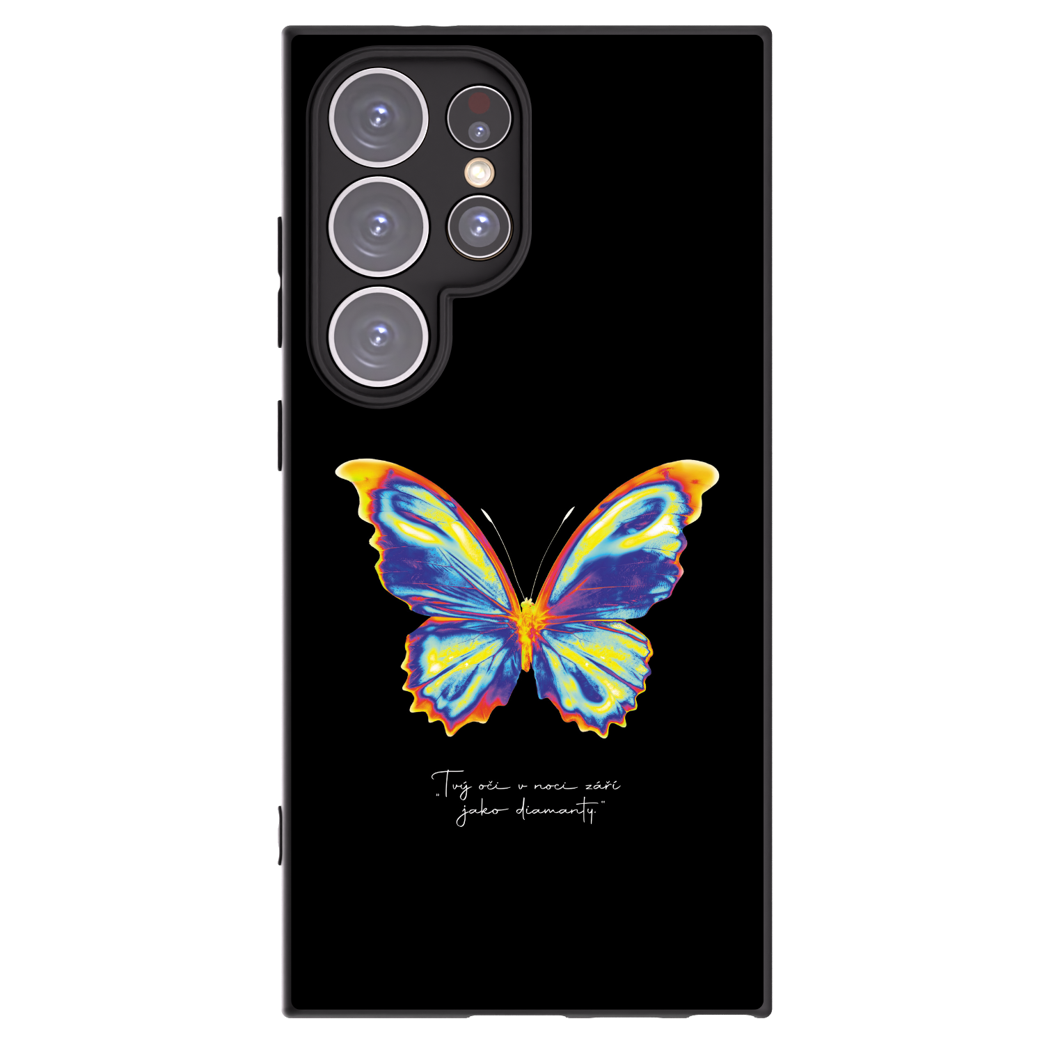 Picasee silikonski črni ovitek za Samsung Galaxy S24 Ultra S928B 5G - Diamanty Black