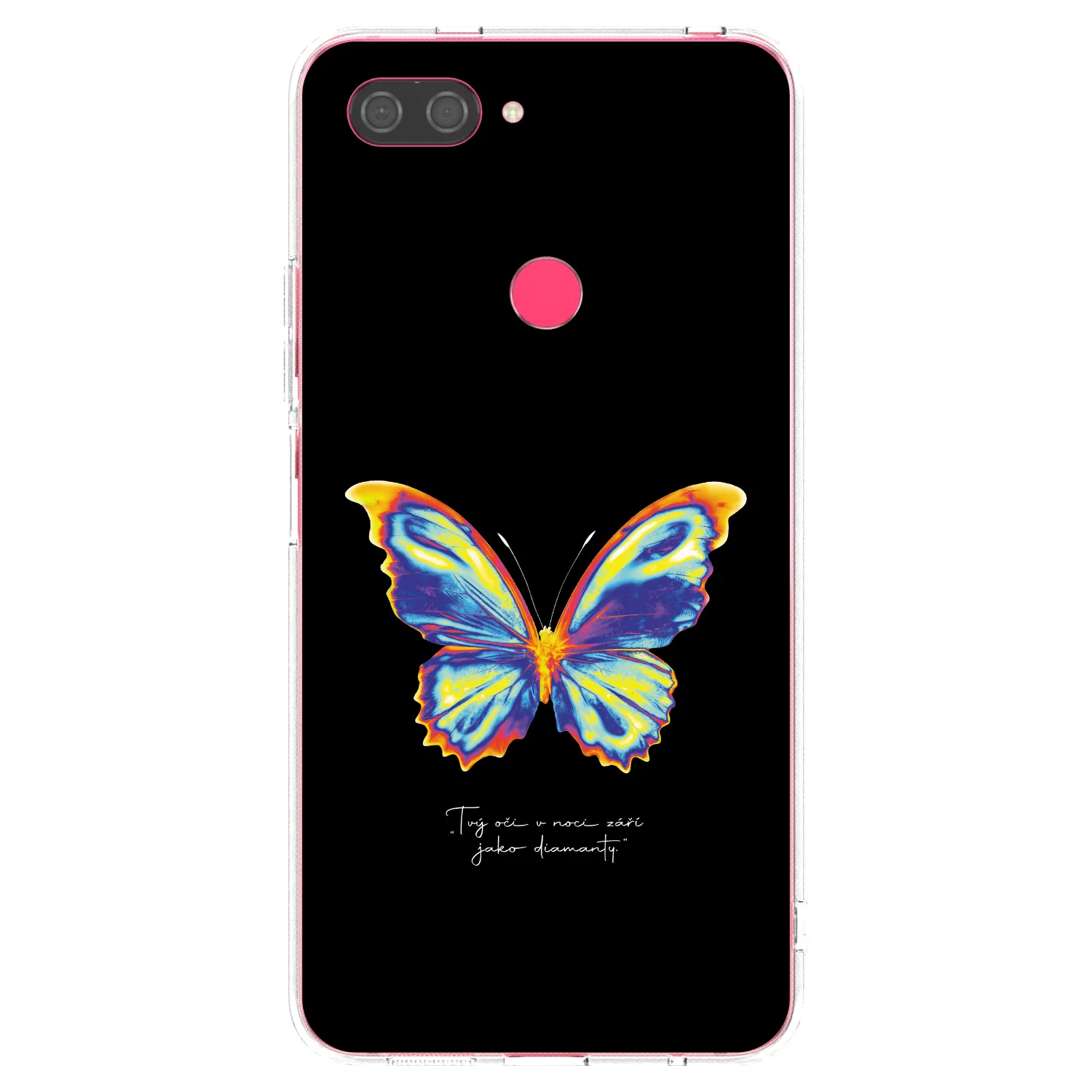Picasee silikonski prozorni ovitek za Xiaomi Mi 8 Lite - Diamanty Black