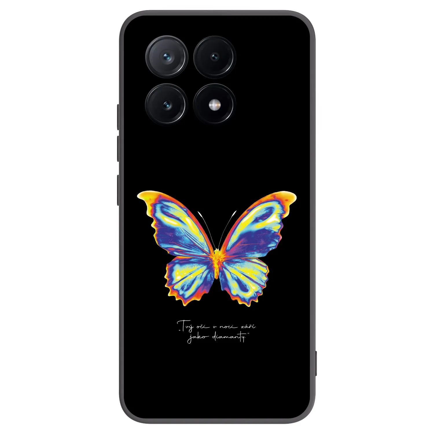 Picasee silikonski črni ovitek za Xiaomi Poco X6 Pro - Diamanty Black