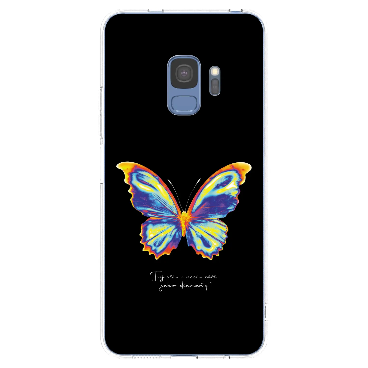 Picasee silikonski prozorni ovitek za Samsung Galaxy S9 G960F - Diamanty Black