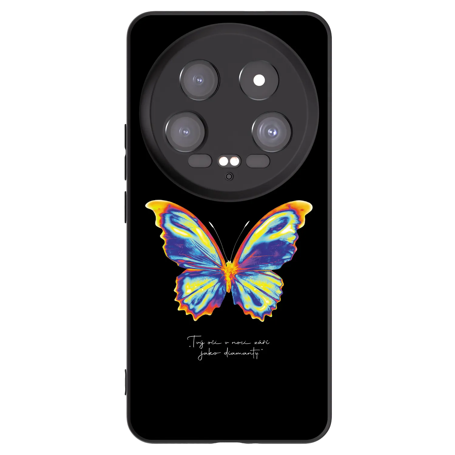 Picasee silikonski črni ovitek za Xiaomi 14 Ultra - Diamanty Black