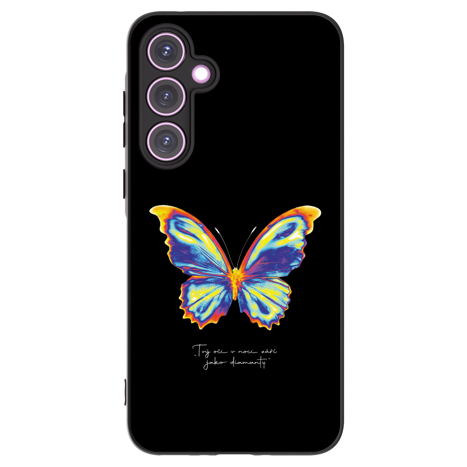 Picasee silikonski črni ovitek za Samsung Galaxy A35 5G A356B - Diamanty Black