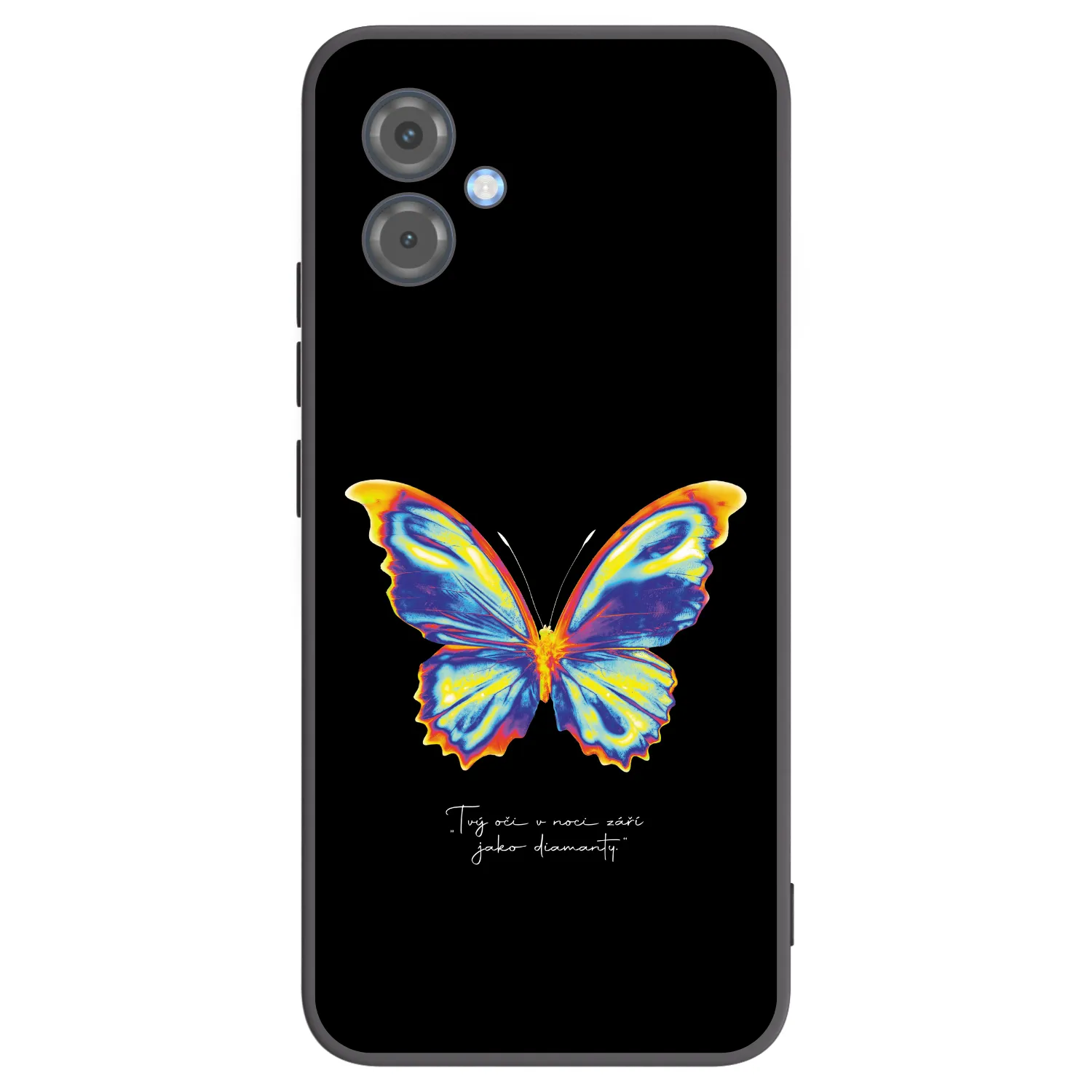Picasee silikonski črni ovitek za Motorola Moto G14 - Diamanty Black