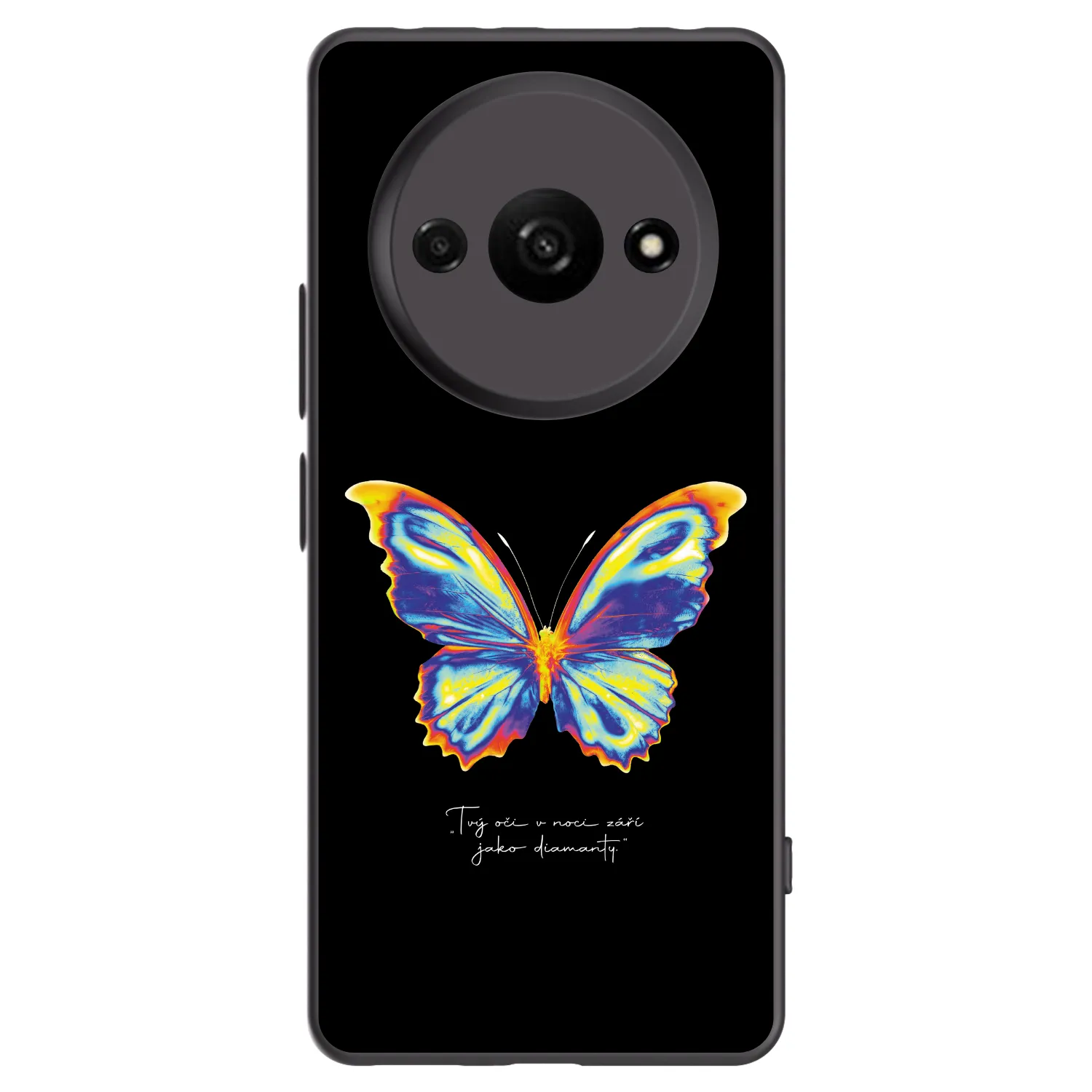 Picasee silikonski črni ovitek za Xiaomi Redmi A3 - Diamanty Black