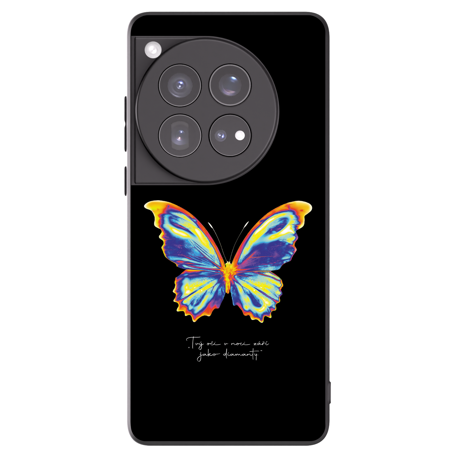 Picasee silikonski črni ovitek za OnePlus 12 5G - Diamanty Black