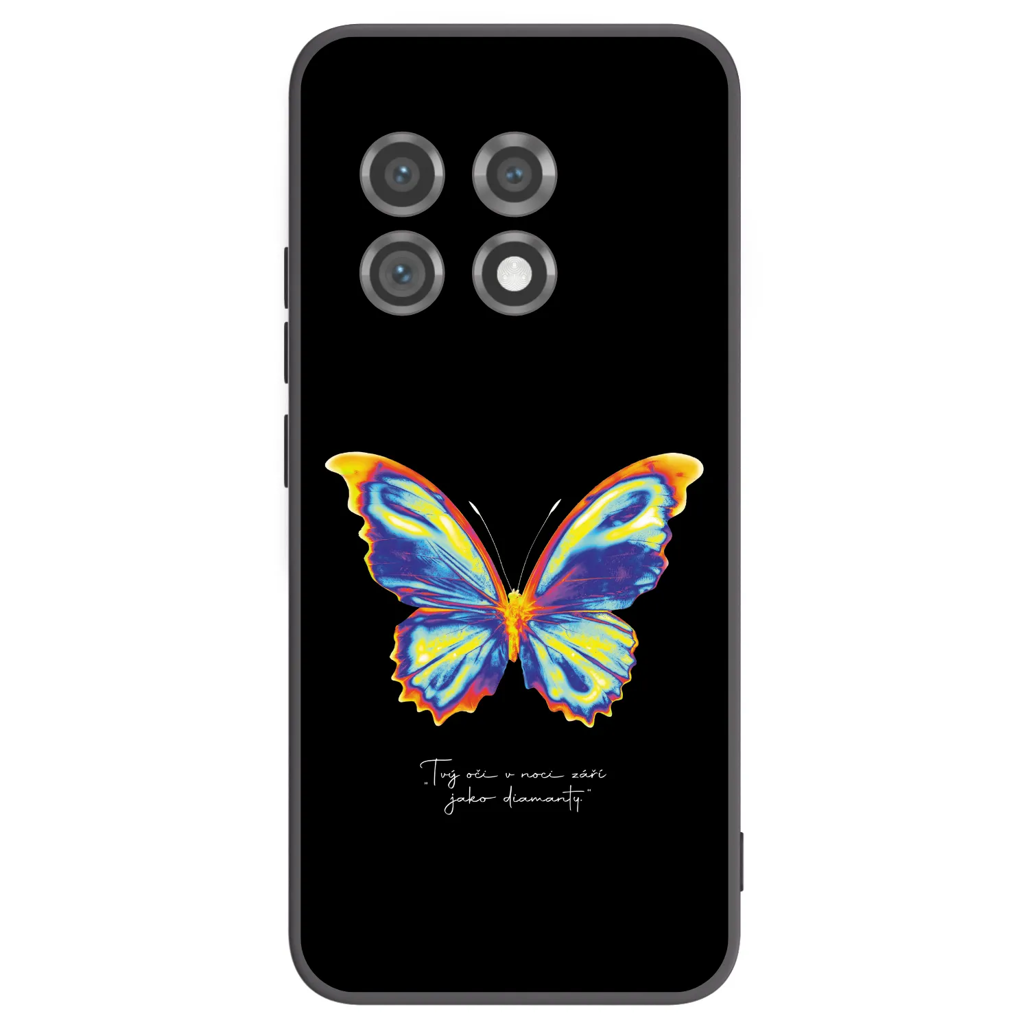 Picasee silikonski črni ovitek za OnePlus 11 5G - Diamanty Black