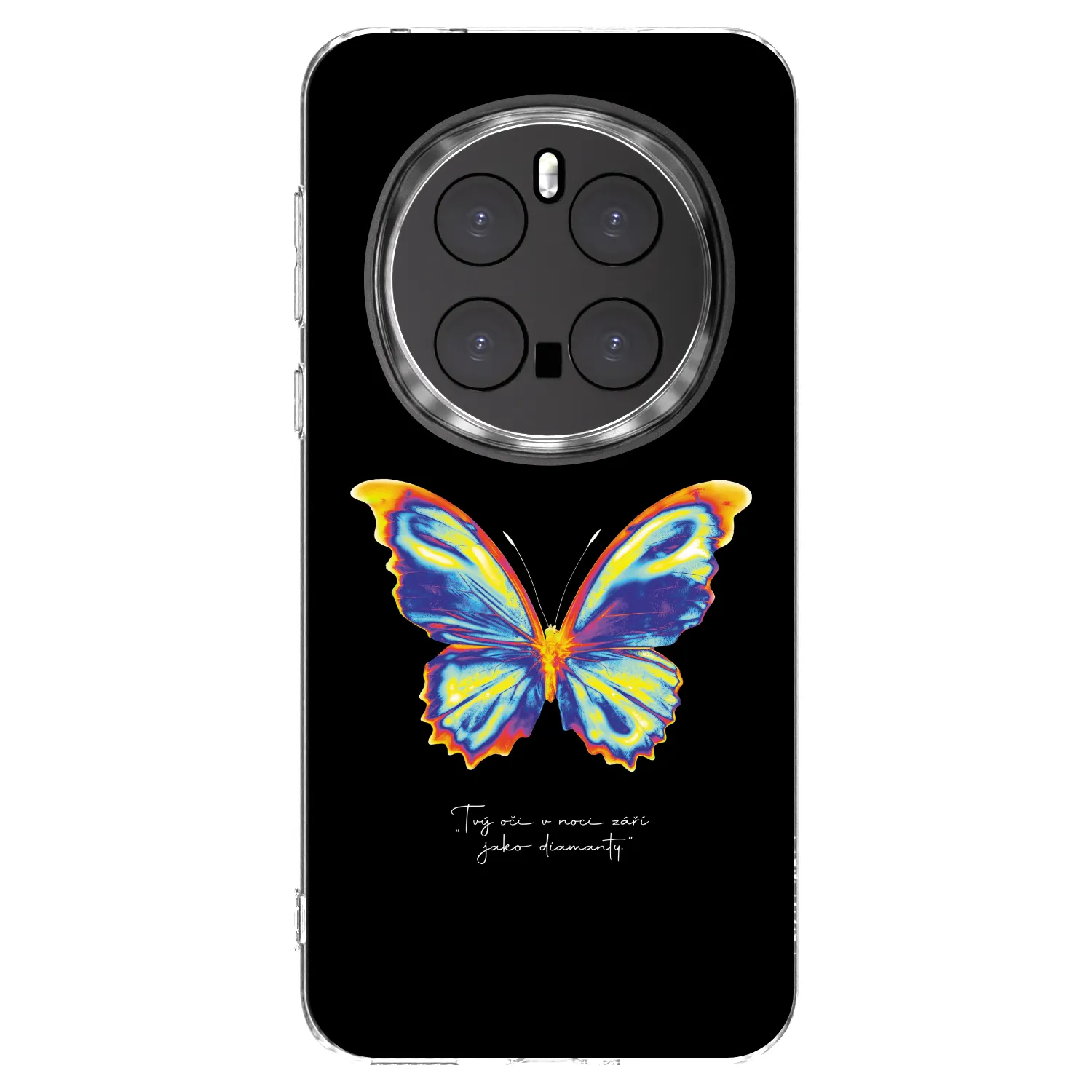 Picasee silikonski prozorni ovitek za Honor Magic7 Pro 5G - Diamanty Black
