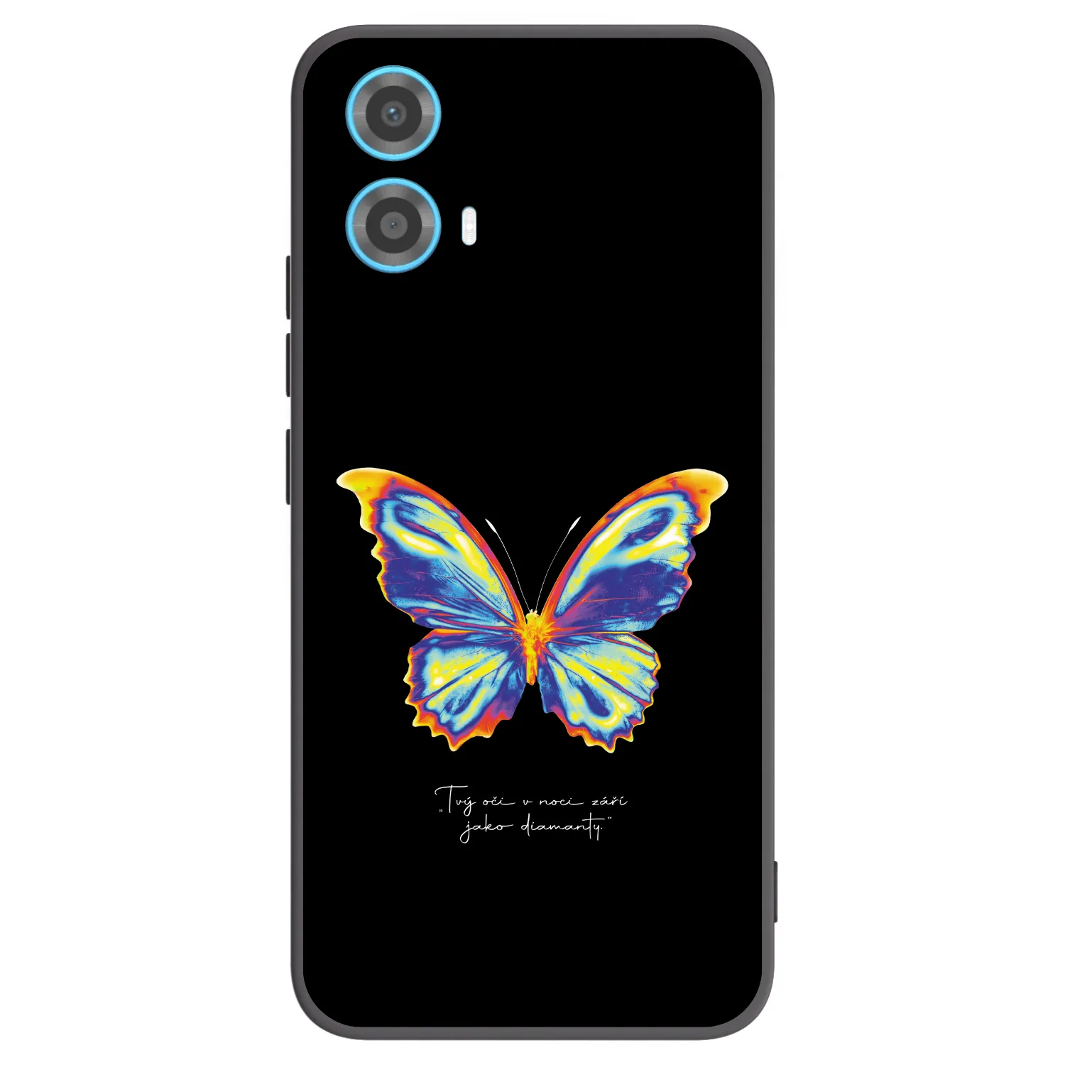 Picasee silikonski črni ovitek za Motorola Moto G34 5G - Diamanty Black