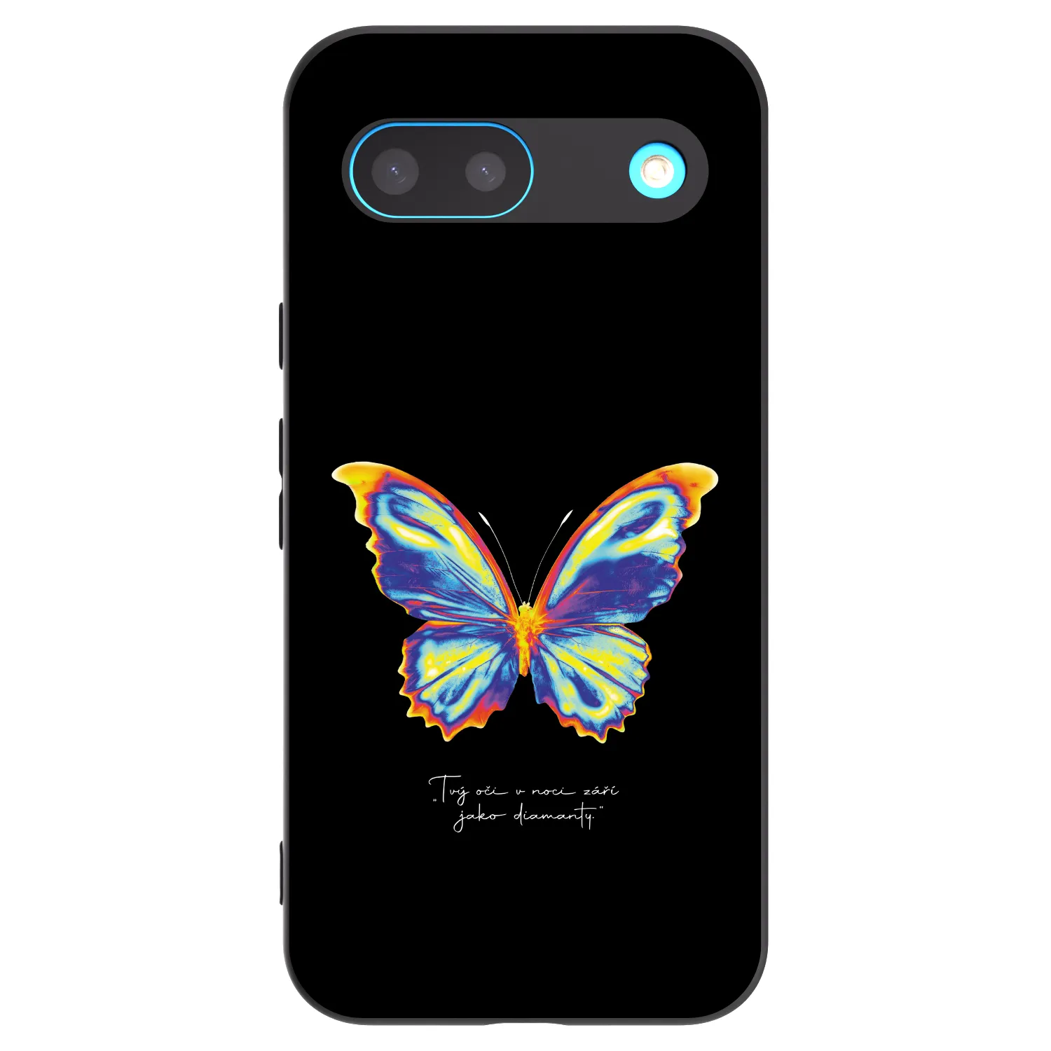 Picasee silikonski črni ovitek za Google Pixel 8 - Diamanty Black