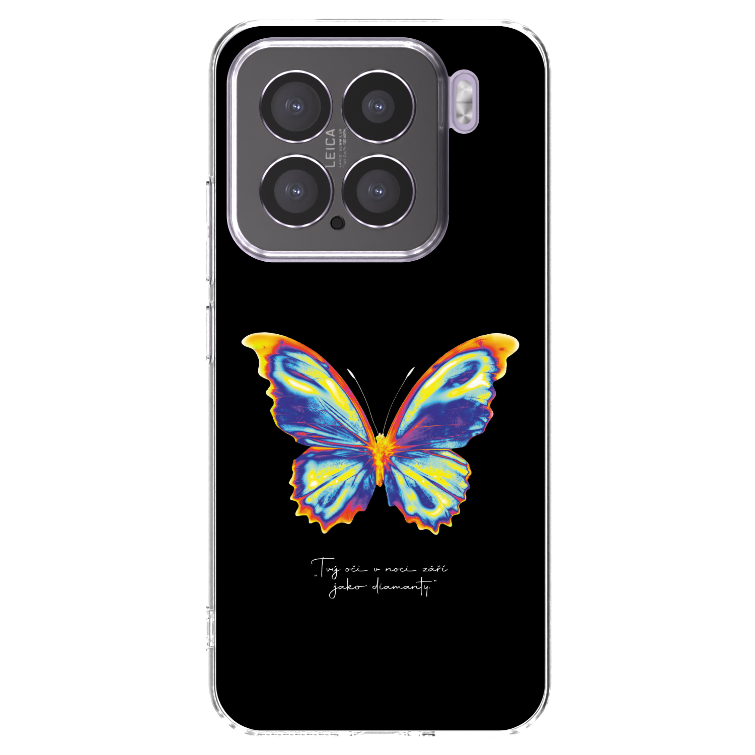 Picasee silikonski prozorni ovitek za Xiaomi 15 - Diamanty Black