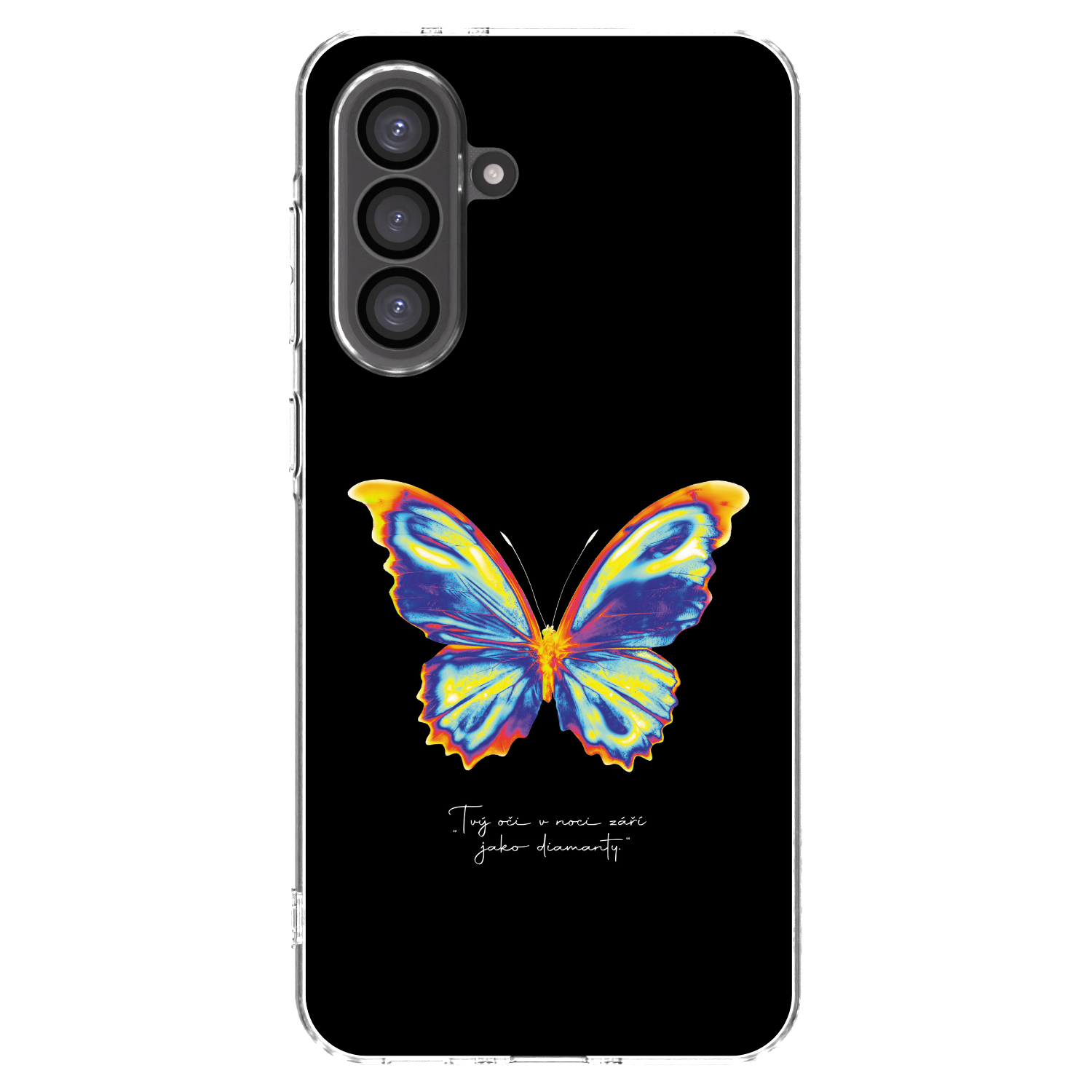 Picasee silikonski prozorni ovitek za Samsung Galaxy A36 5G - Diamanty Black