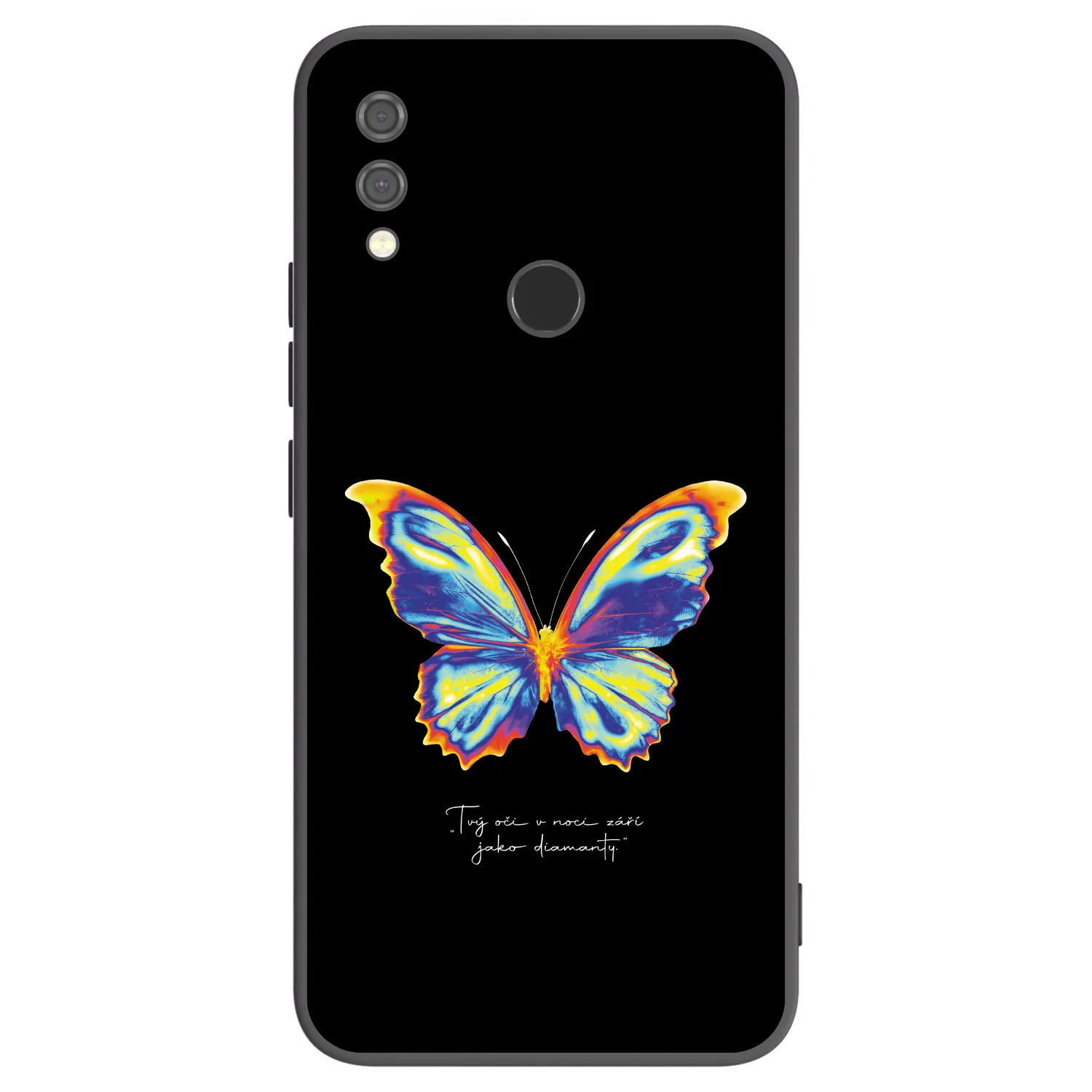 Picasee silikonski črni ovitek za Xiaomi Redmi Note 7 - Diamanty Black