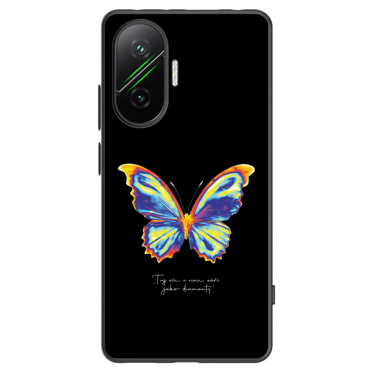 Picasee silikonski črni ovitek za Xiaomi Poco F7 Pro 5G - Diamanty Black