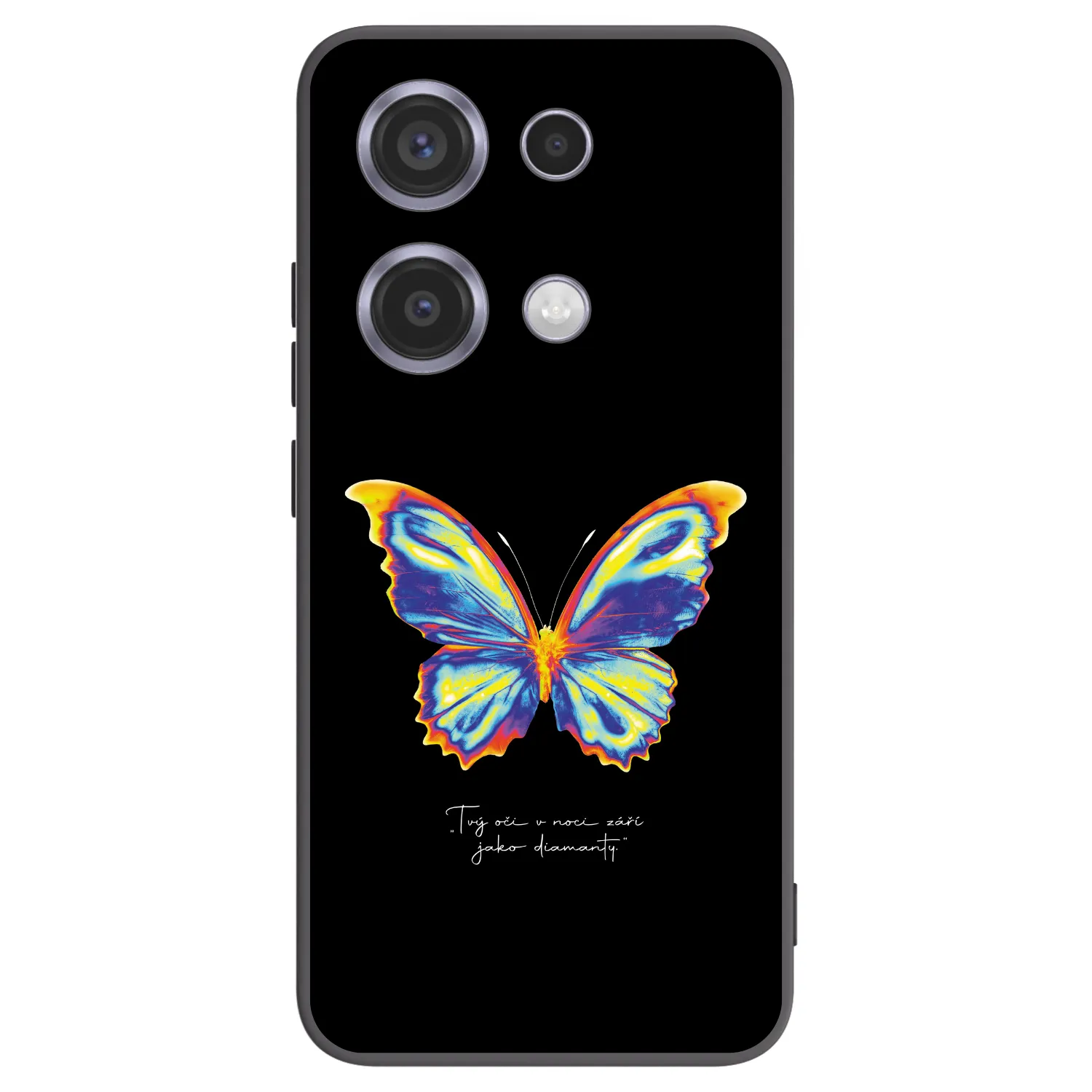 Picasee silikonski črni ovitek za Xiaomi Redmi Note 14S - Diamanty Black